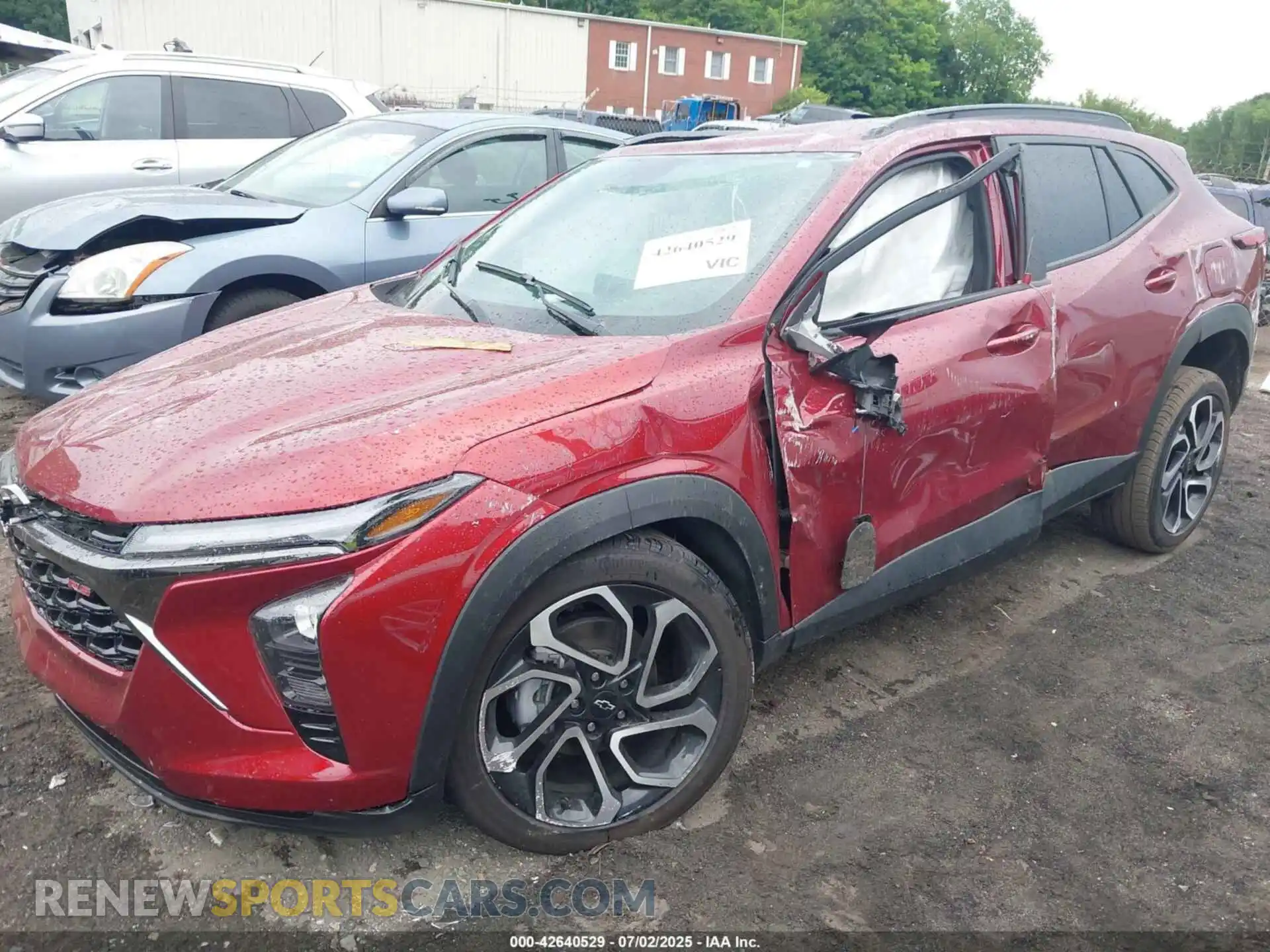 2 Photograph of a damaged car KL77LJEP1SC028664 CHEVROLET TRAX 2025