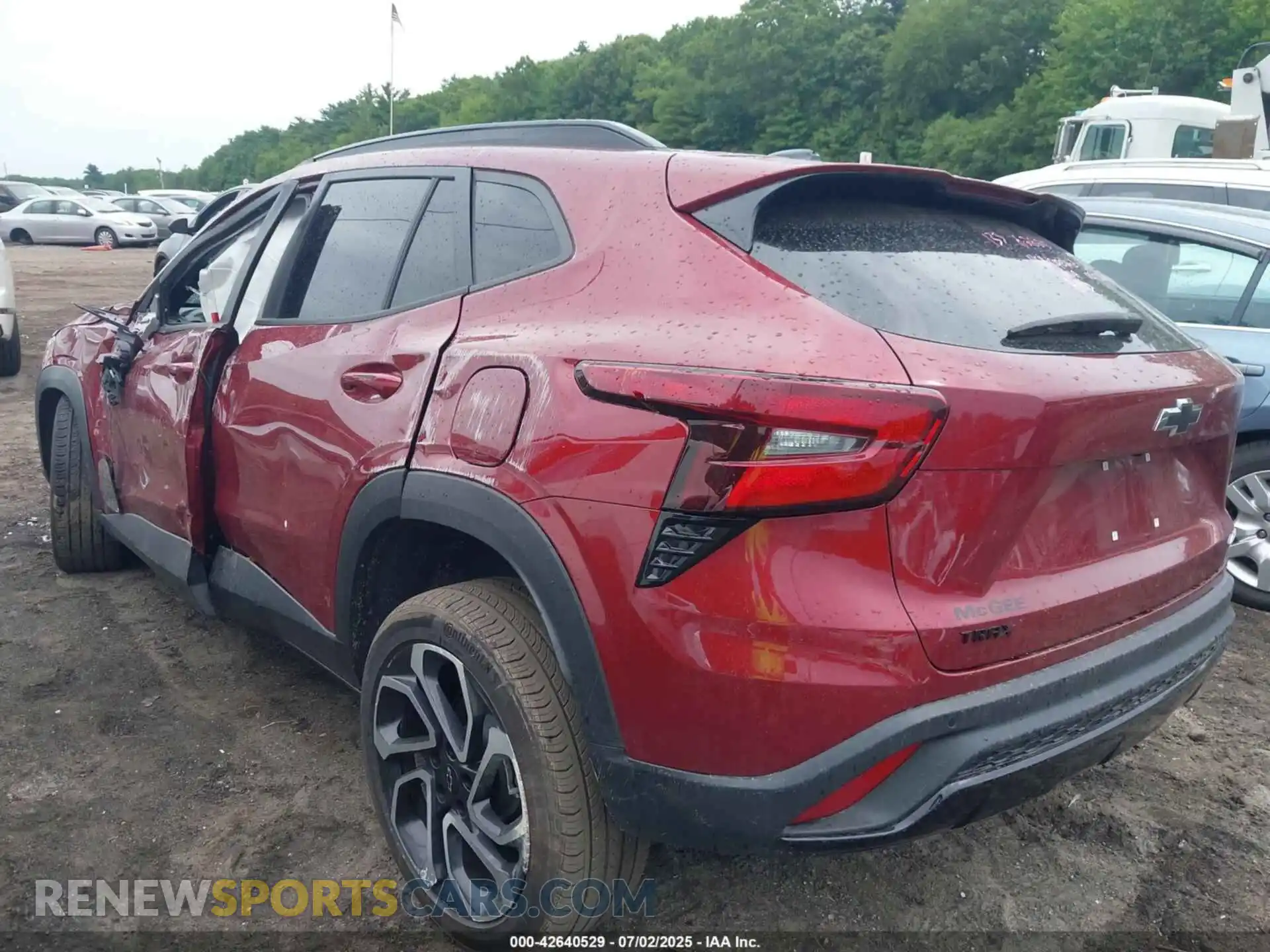 3 Photograph of a damaged car KL77LJEP1SC028664 CHEVROLET TRAX 2025