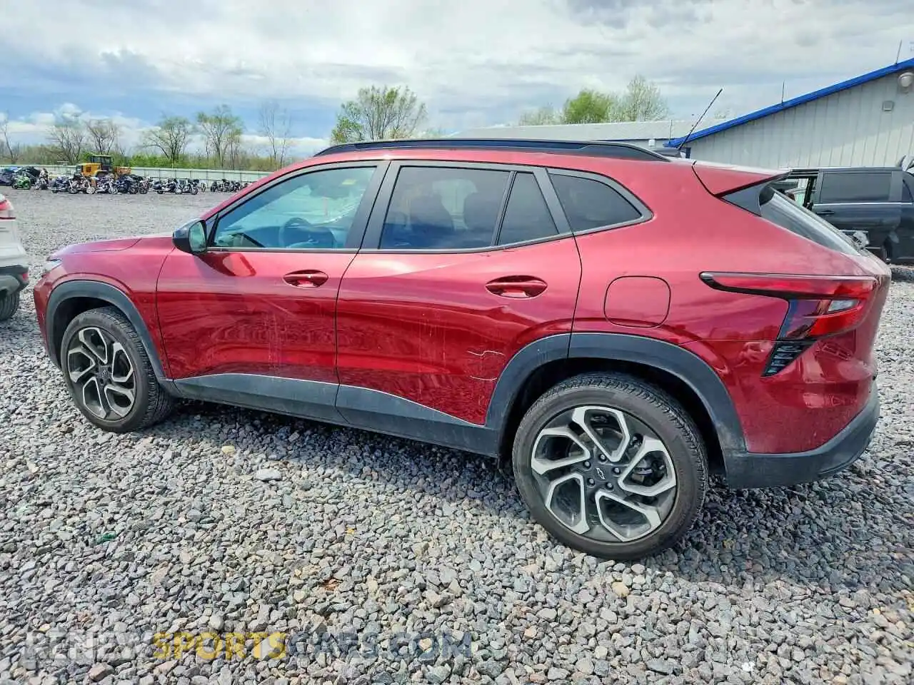 2 Photograph of a damaged car KL77LJEP1SC105095 CHEVROLET TRAX 2025