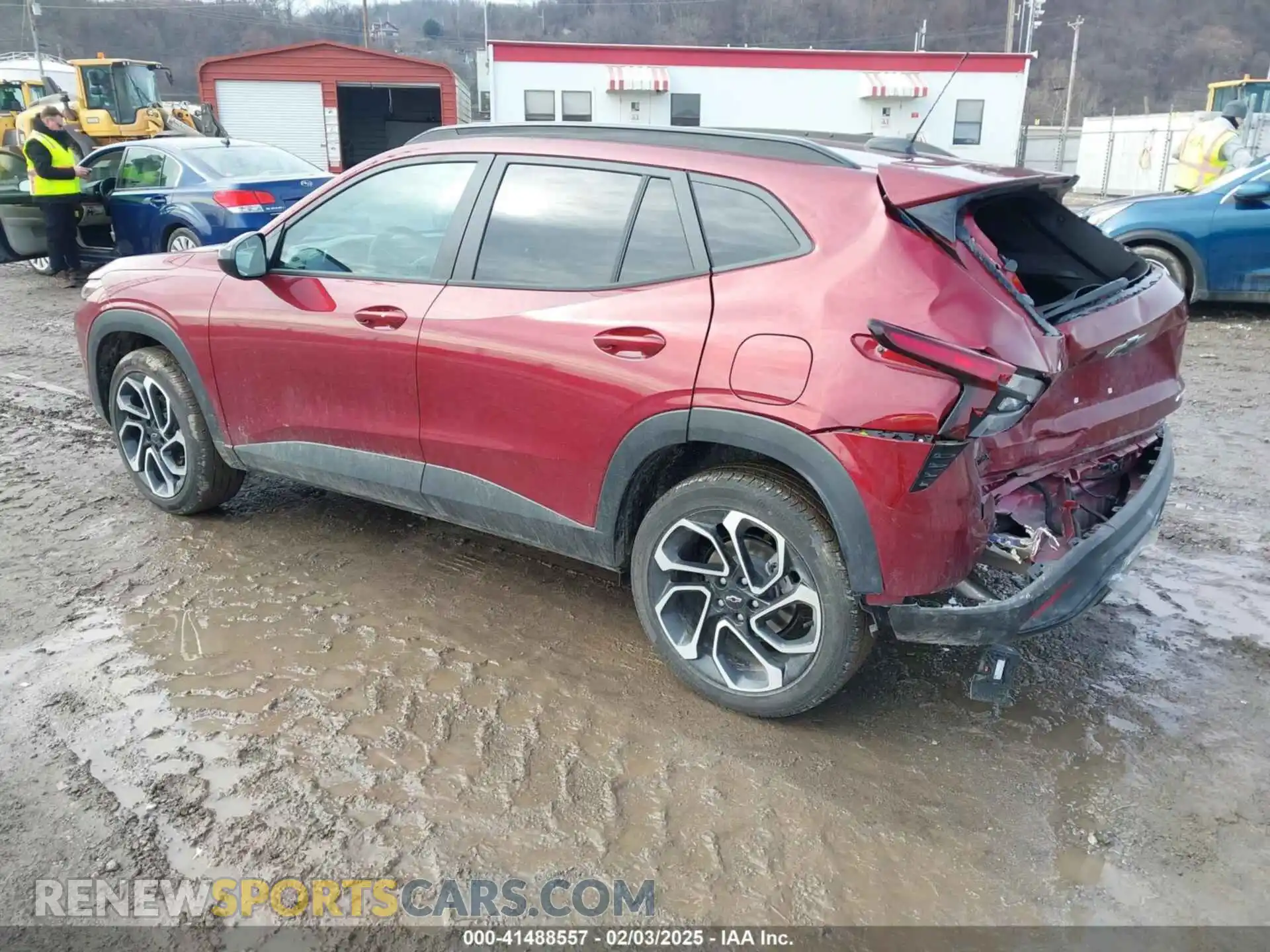 3 Photograph of a damaged car KL77LJEP2SC075623 CHEVROLET TRAX 2025
