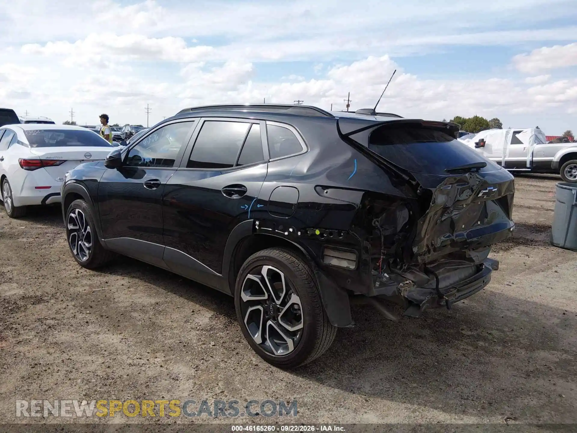 3 Photograph of a damaged car KL77LJEP2SC172983 CHEVROLET TRAX 2025