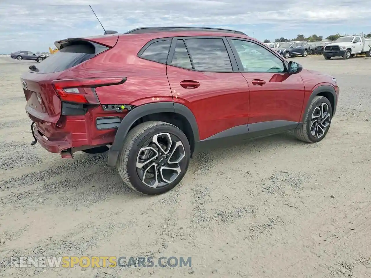 3 fotografías del automóvil dañado KL77LJEP2SC239498 CHEVROLET TRAX 2025
