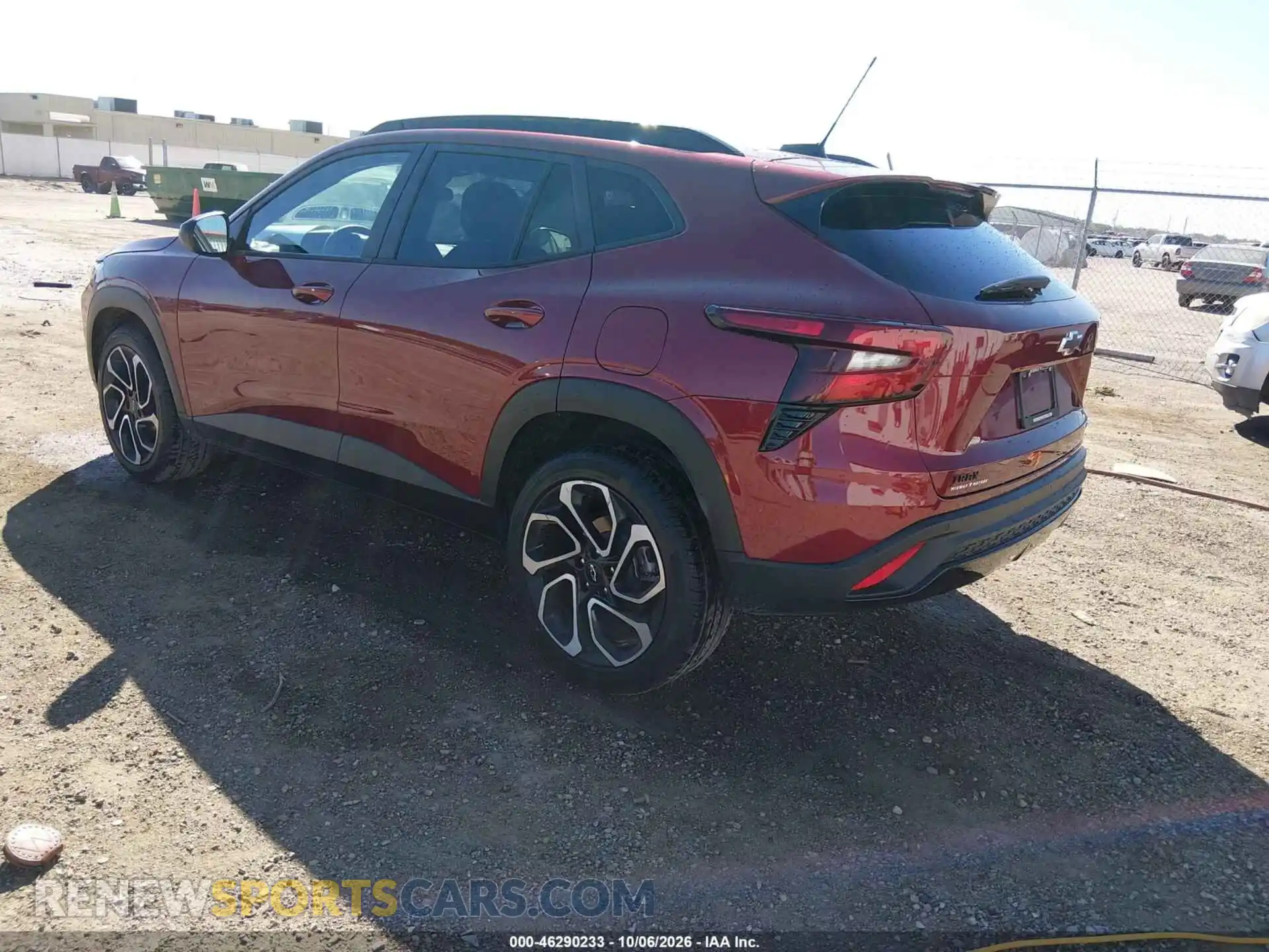 3 fotografías del automóvil dañado KL77LJEP3SC018668 CHEVROLET TRAX 2025