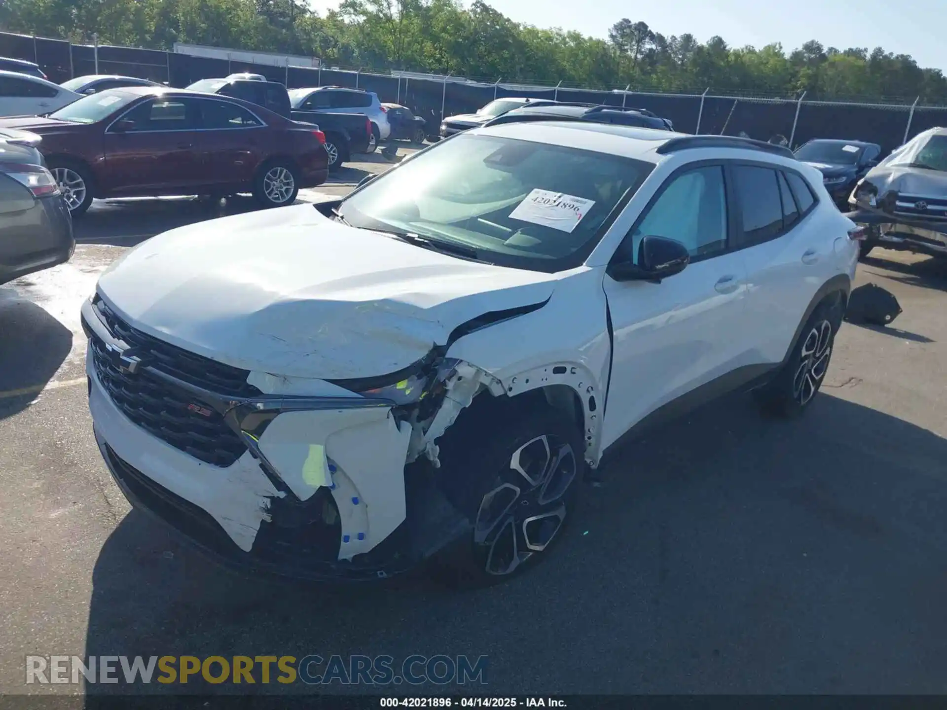 2 Photograph of a damaged car KL77LJEP3SC099073 CHEVROLET TRAX 2025