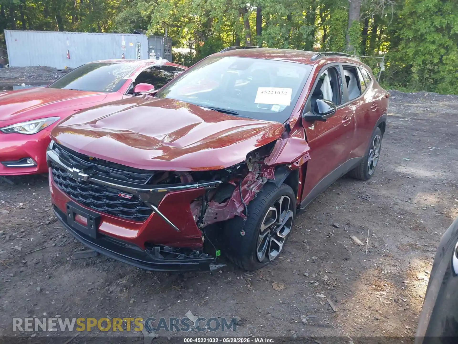 2 fotografías del automóvil dañado KL77LJEP3SC104417 CHEVROLET TRAX 2025