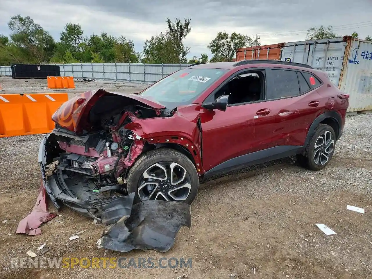 1 fotografías del automóvil dañado KL77LJEP4SC012488 CHEVROLET TRAX 2025