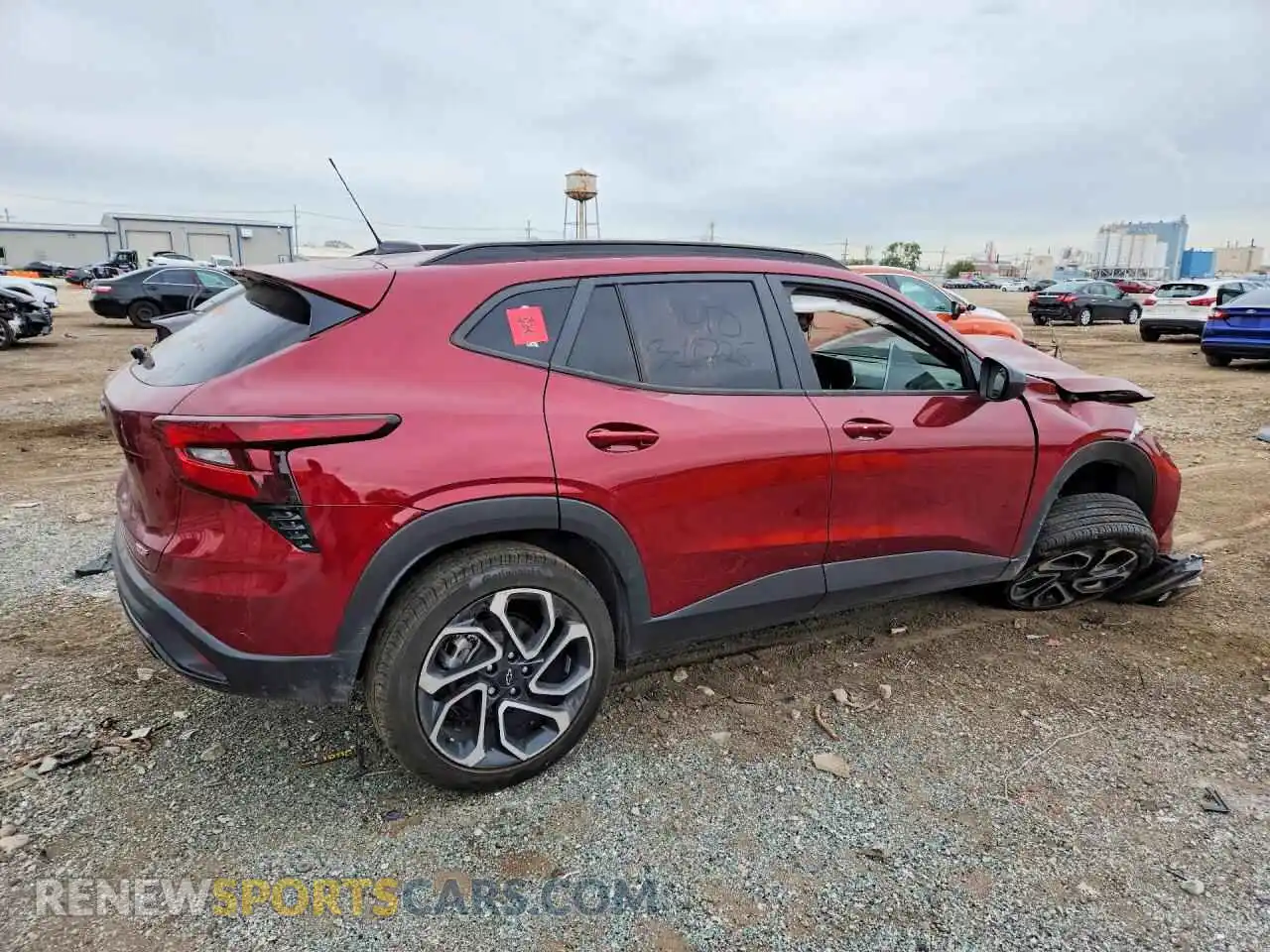 3 fotografías del automóvil dañado KL77LJEP4SC012488 CHEVROLET TRAX 2025