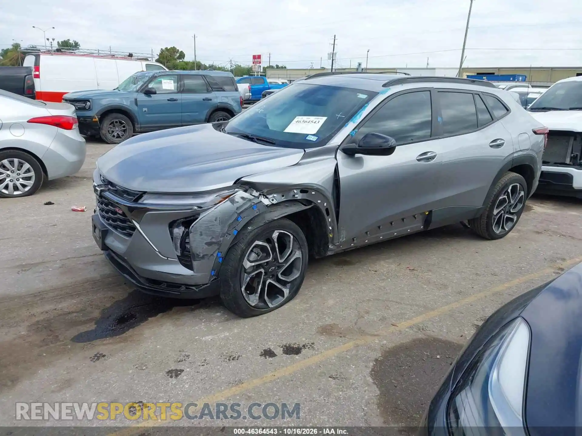 2 Фотография поврежденного автомобиля KL77LJEP4SC129455 CHEVROLET TRAX 2025