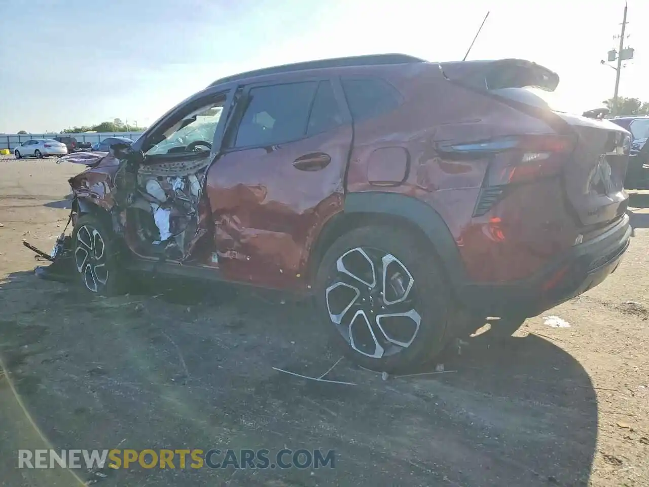 2 Photograph of a damaged car KL77LJEP5SC253542 CHEVROLET TRAX 2025