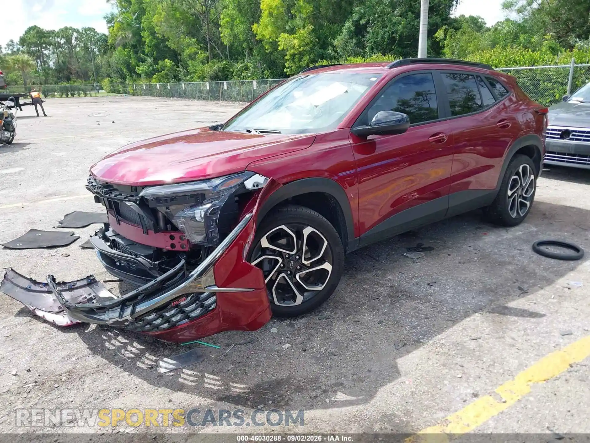 2 Фотография поврежденного автомобиля KL77LJEP5SC288324 CHEVROLET TRAX 2025