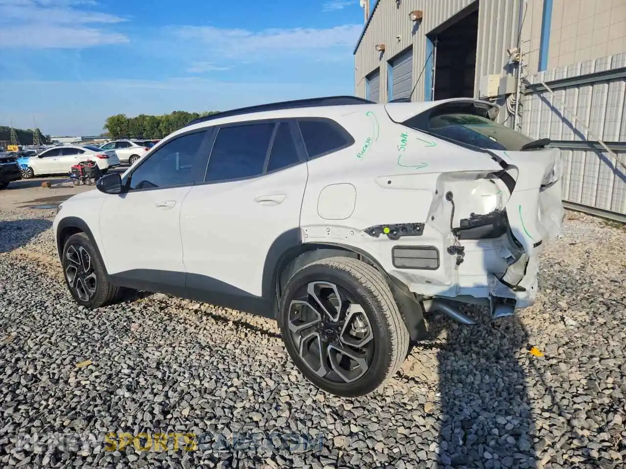 2 Photograph of a damaged car KL77LJEP5SC289165 CHEVROLET TRAX 2025