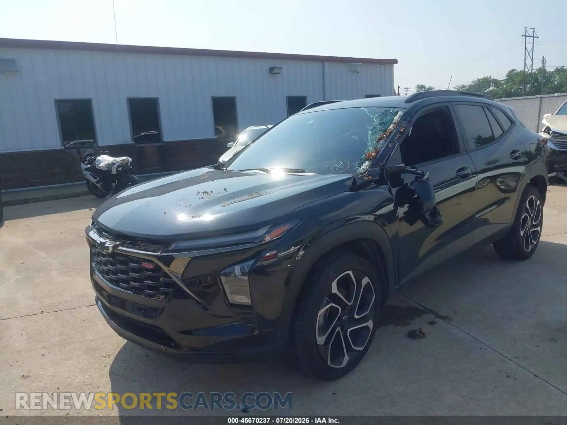 2 Photograph of a damaged car KL77LJEP6SC126671 CHEVROLET TRAX 2025