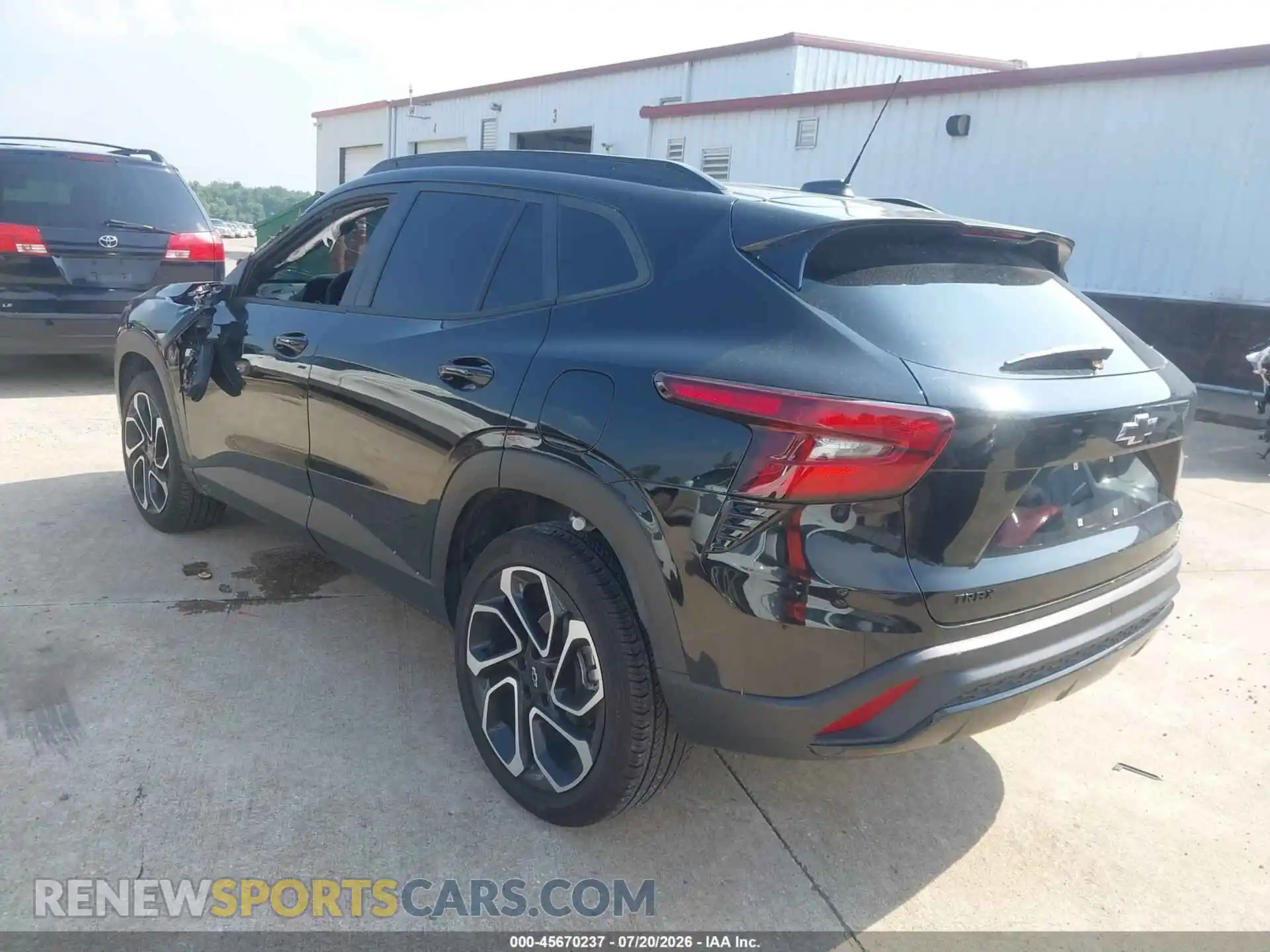 3 Photograph of a damaged car KL77LJEP6SC126671 CHEVROLET TRAX 2025