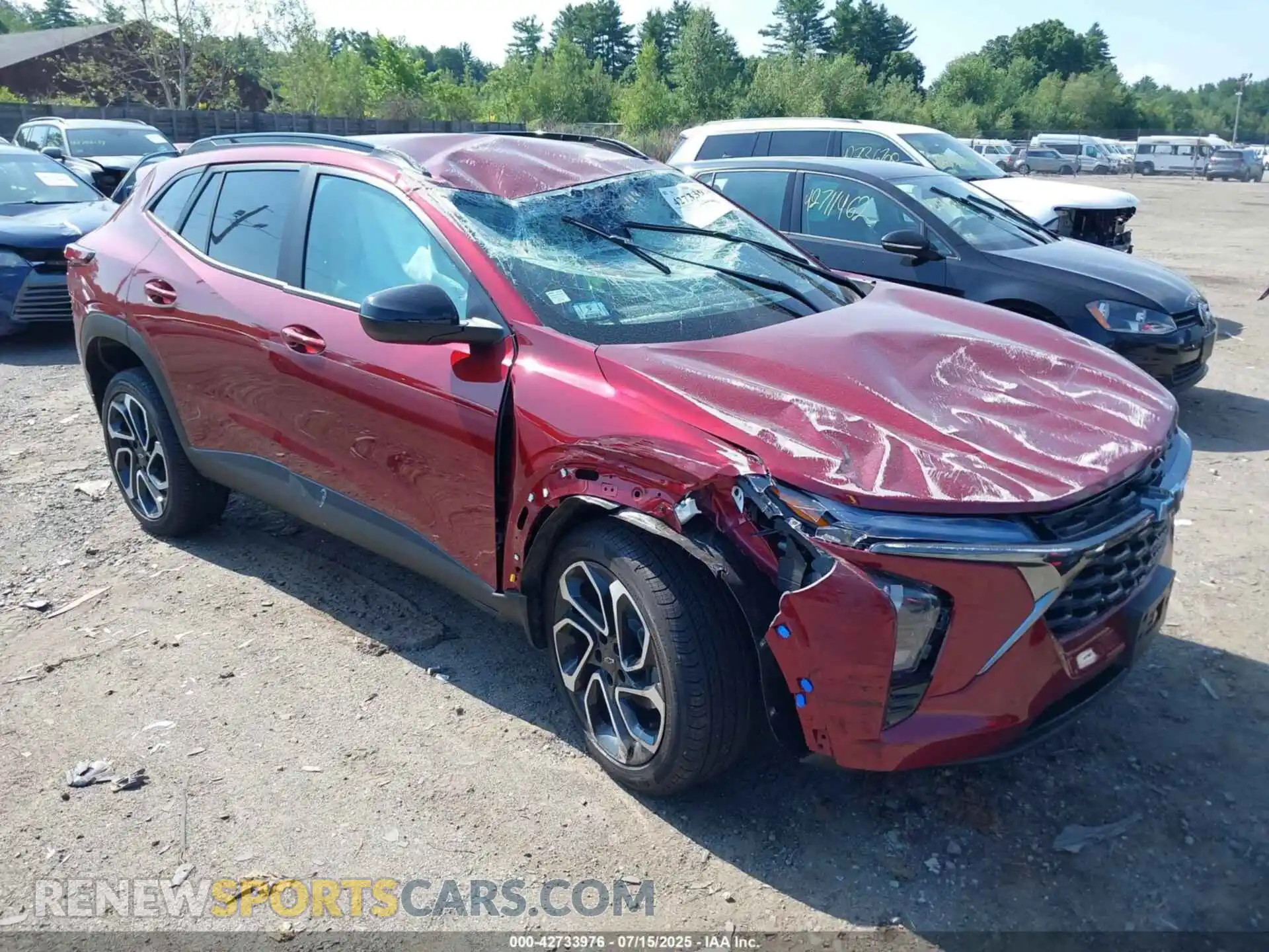 1 Photograph of a damaged car KL77LJEP6SC214037 CHEVROLET TRAX 2025