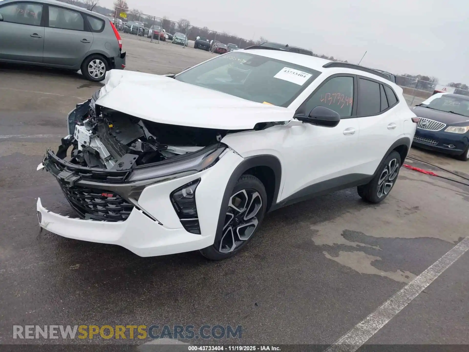 2 Photograph of a damaged car KL77LJEP6SC243599 CHEVROLET TRAX 2025