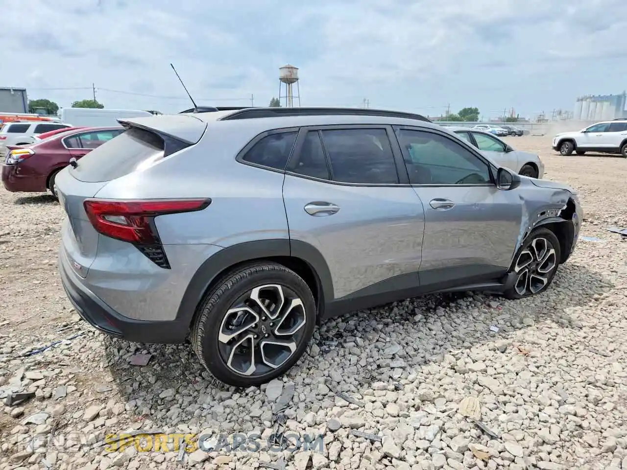 3 fotografías del automóvil dañado KL77LJEP6SC277932 CHEVROLET TRAX 2025