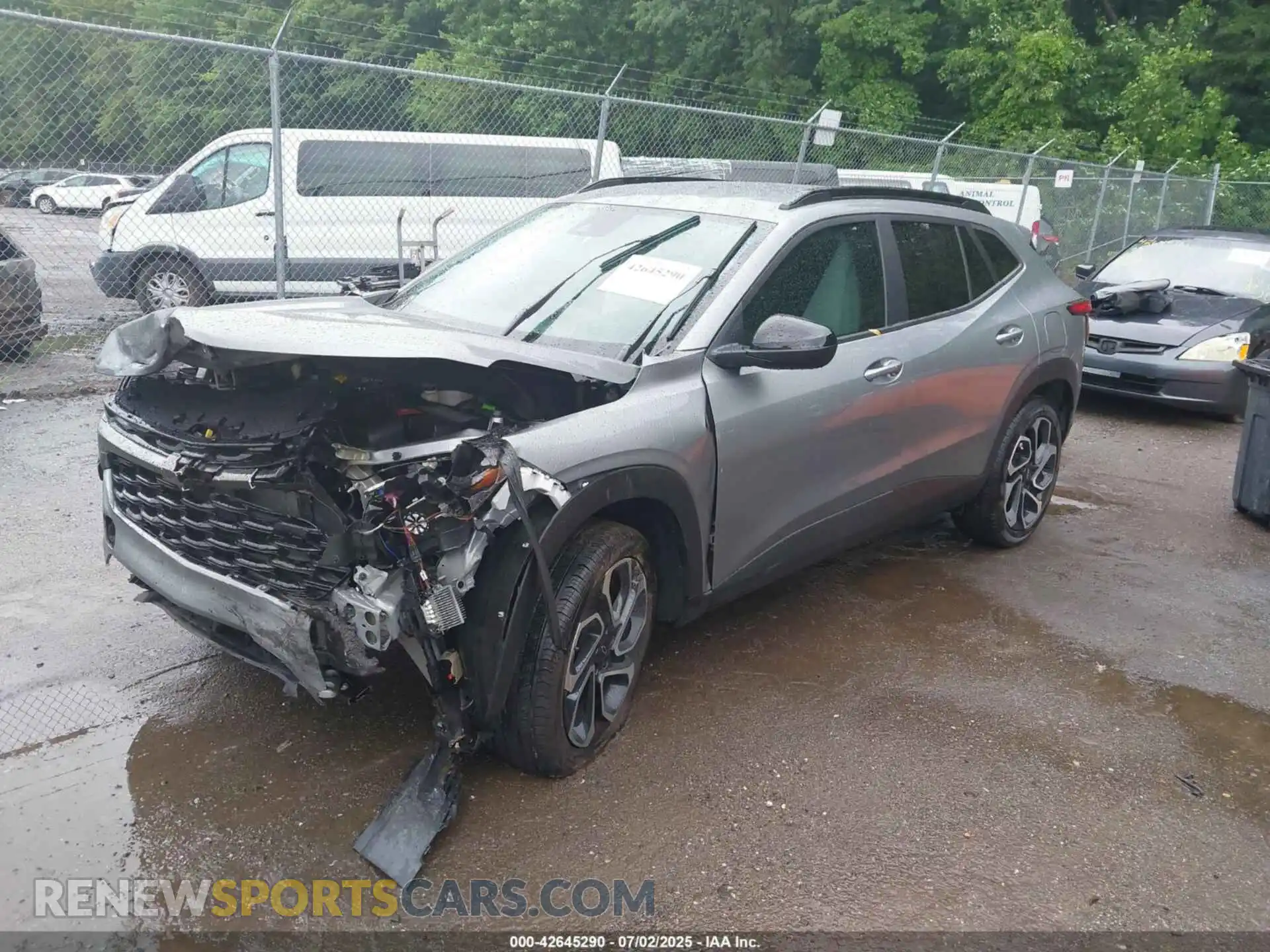 2 Photograph of a damaged car KL77LJEP7SC076136 CHEVROLET TRAX 2025