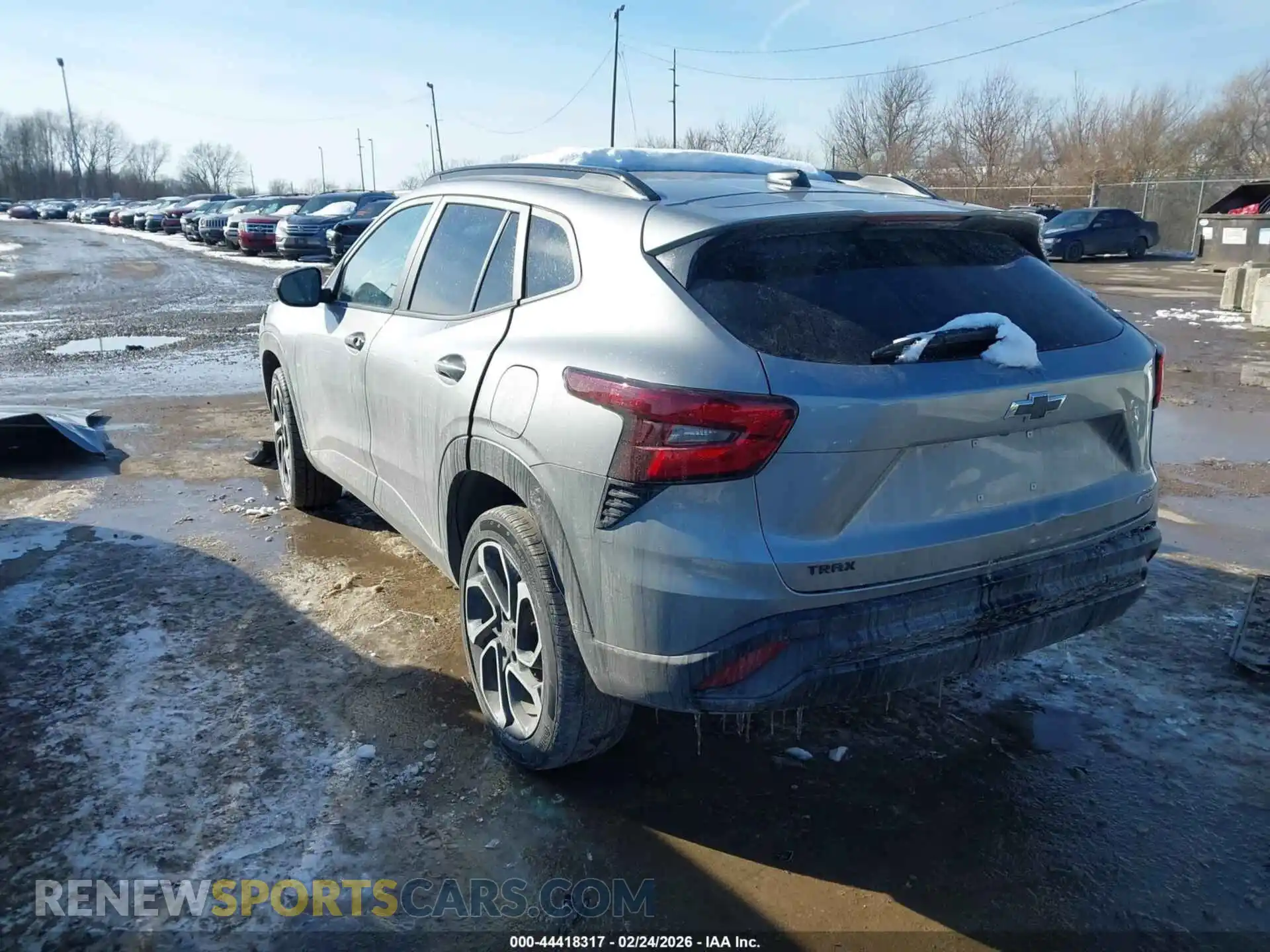 3 Photograph of a damaged car KL77LJEP7SC133032 CHEVROLET TRAX 2025