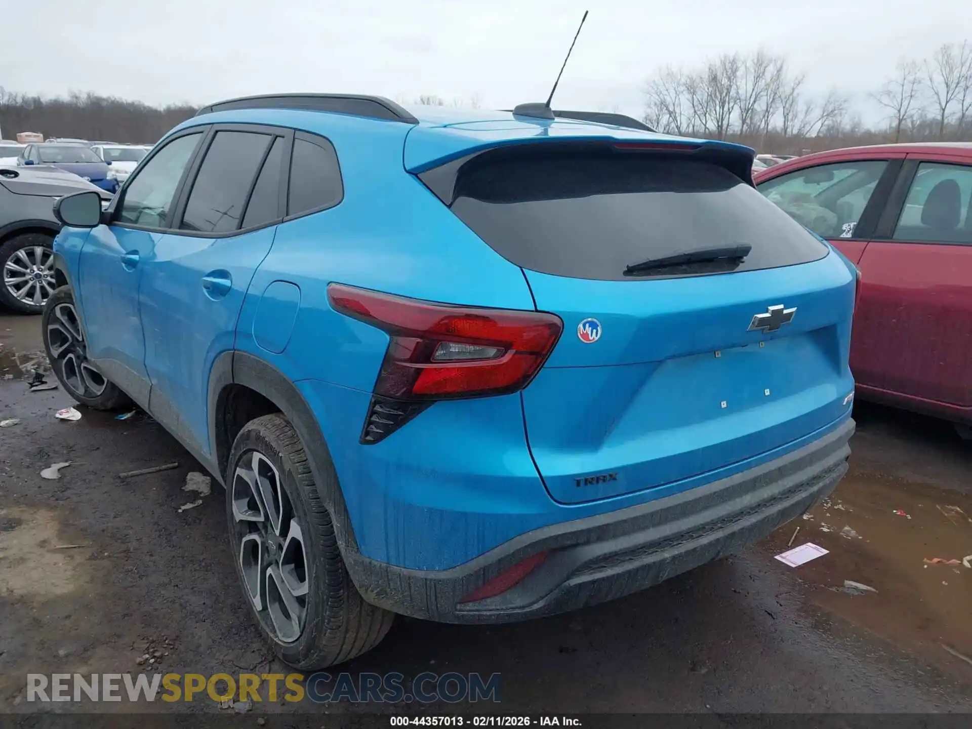 3 Photograph of a damaged car KL77LJEP7SC135055 CHEVROLET TRAX 2025