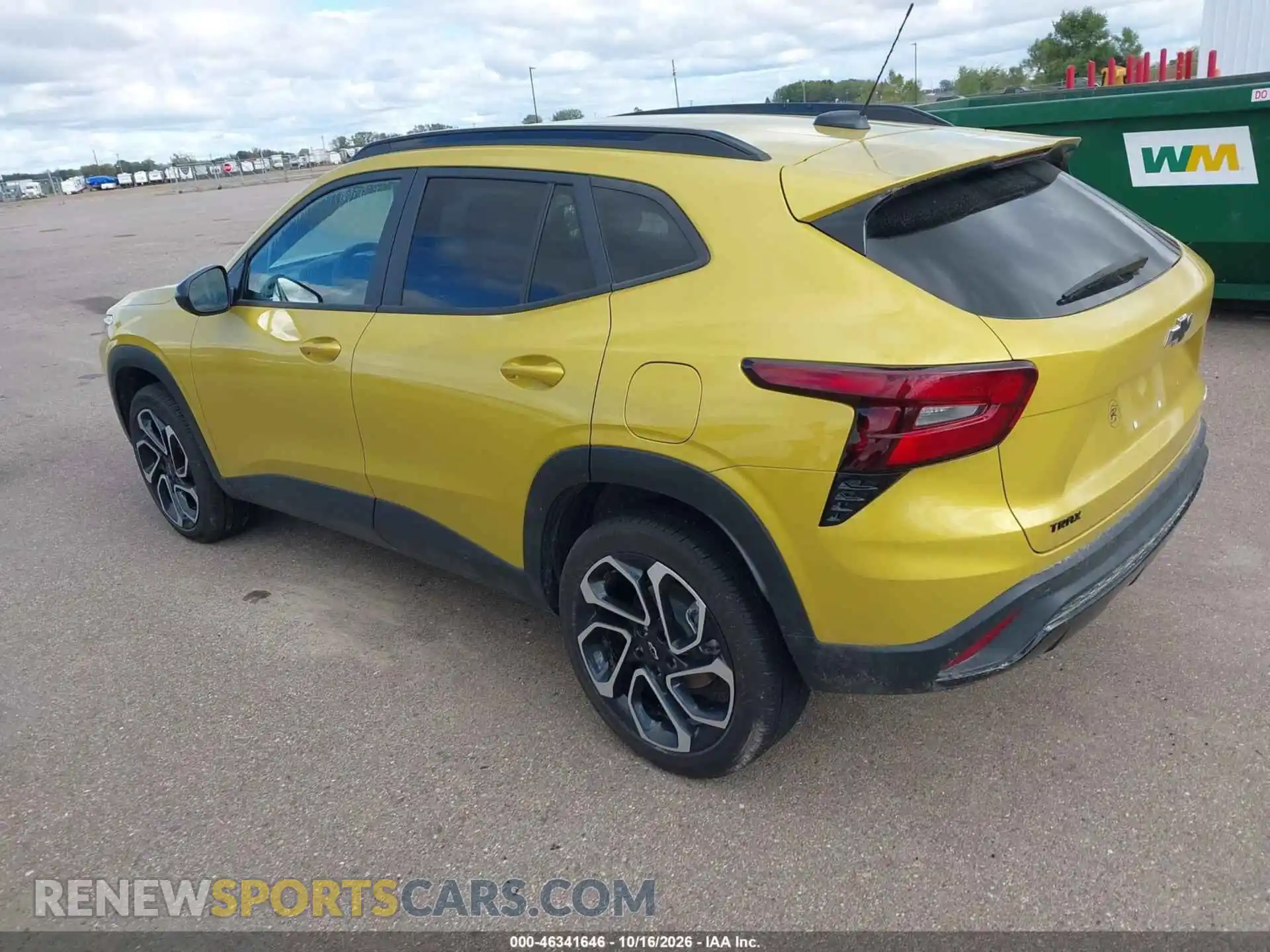 3 Фотография поврежденного автомобиля KL77LJEP7SC157346 CHEVROLET TRAX 2025