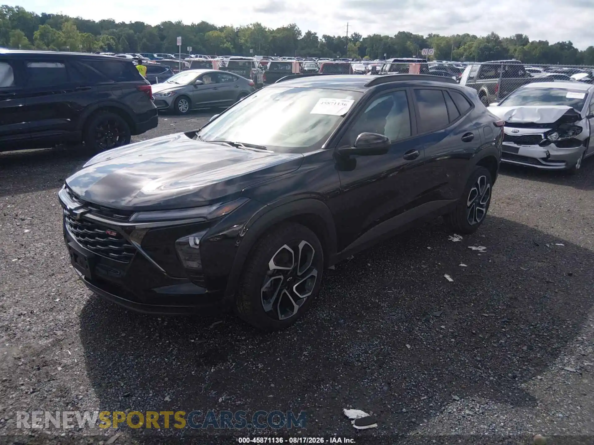 2 Photograph of a damaged car KL77LJEP7SC188631 CHEVROLET TRAX 2025