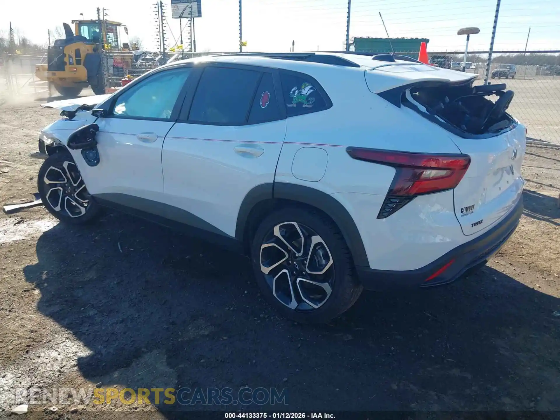 3 fotografías del automóvil dañado KL77LJEP7SC242610 CHEVROLET TRAX 2025