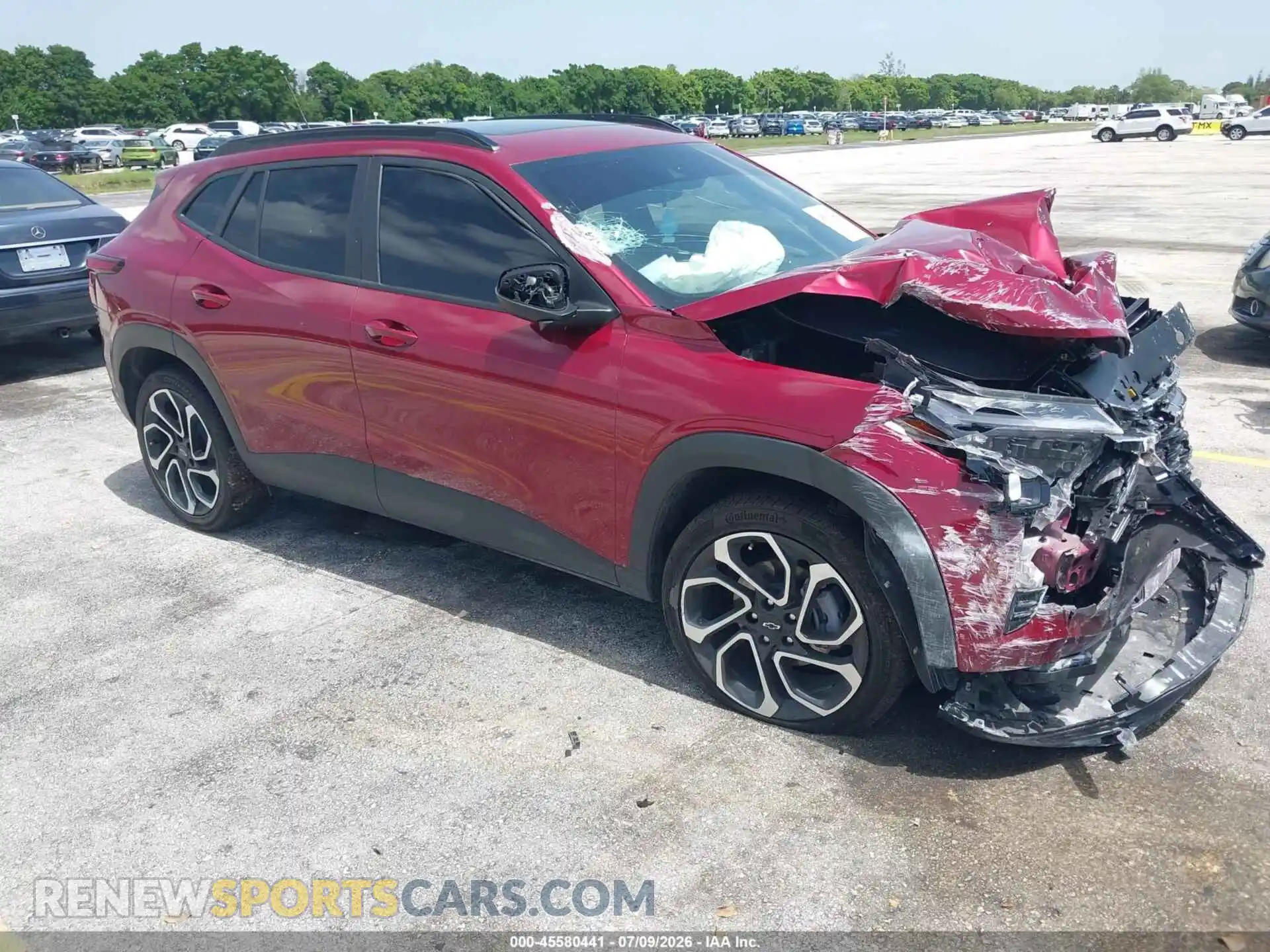1 Photograph of a damaged car KL77LJEP7SC253803 CHEVROLET TRAX 2025