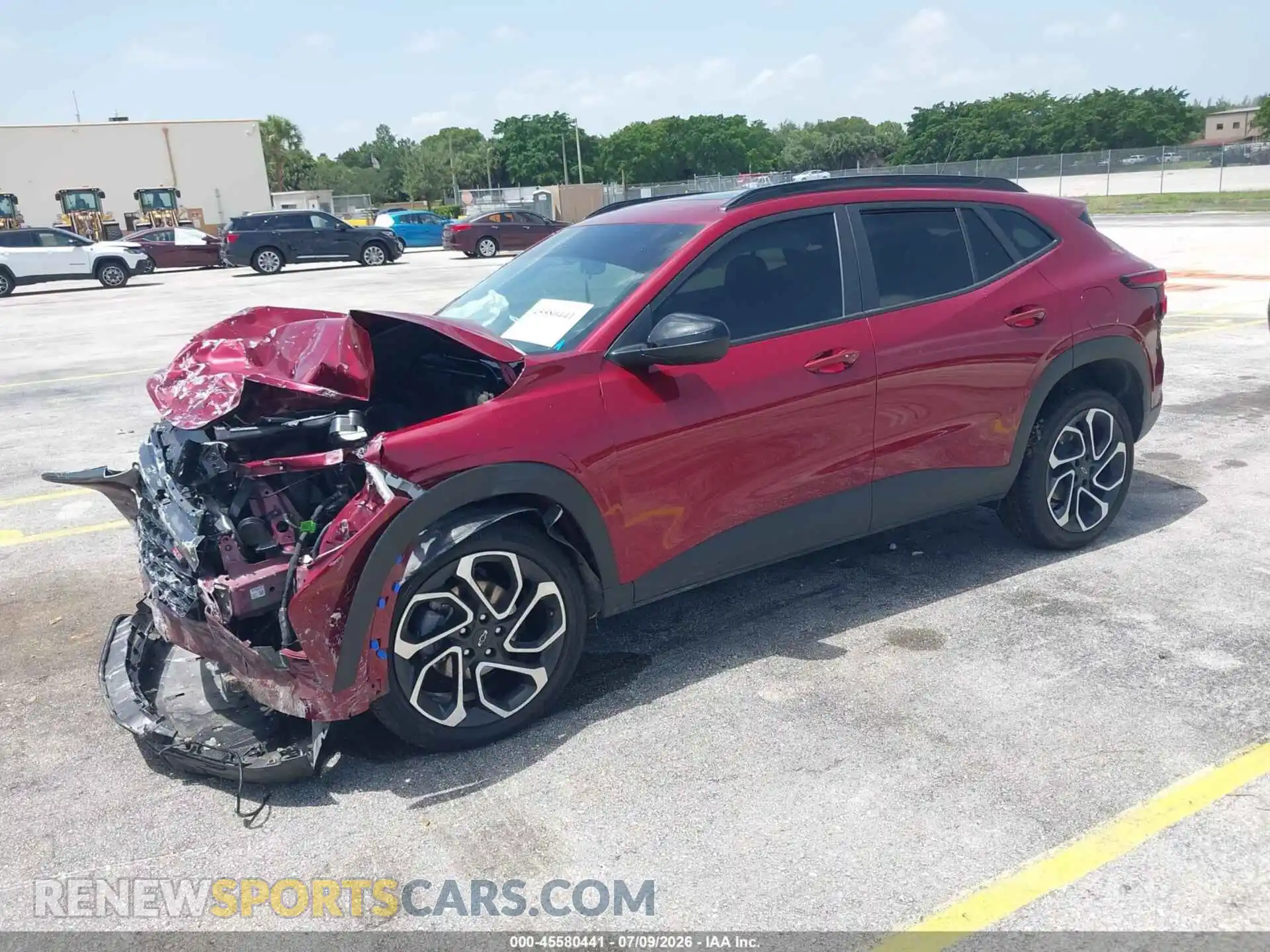 2 Photograph of a damaged car KL77LJEP7SC253803 CHEVROLET TRAX 2025