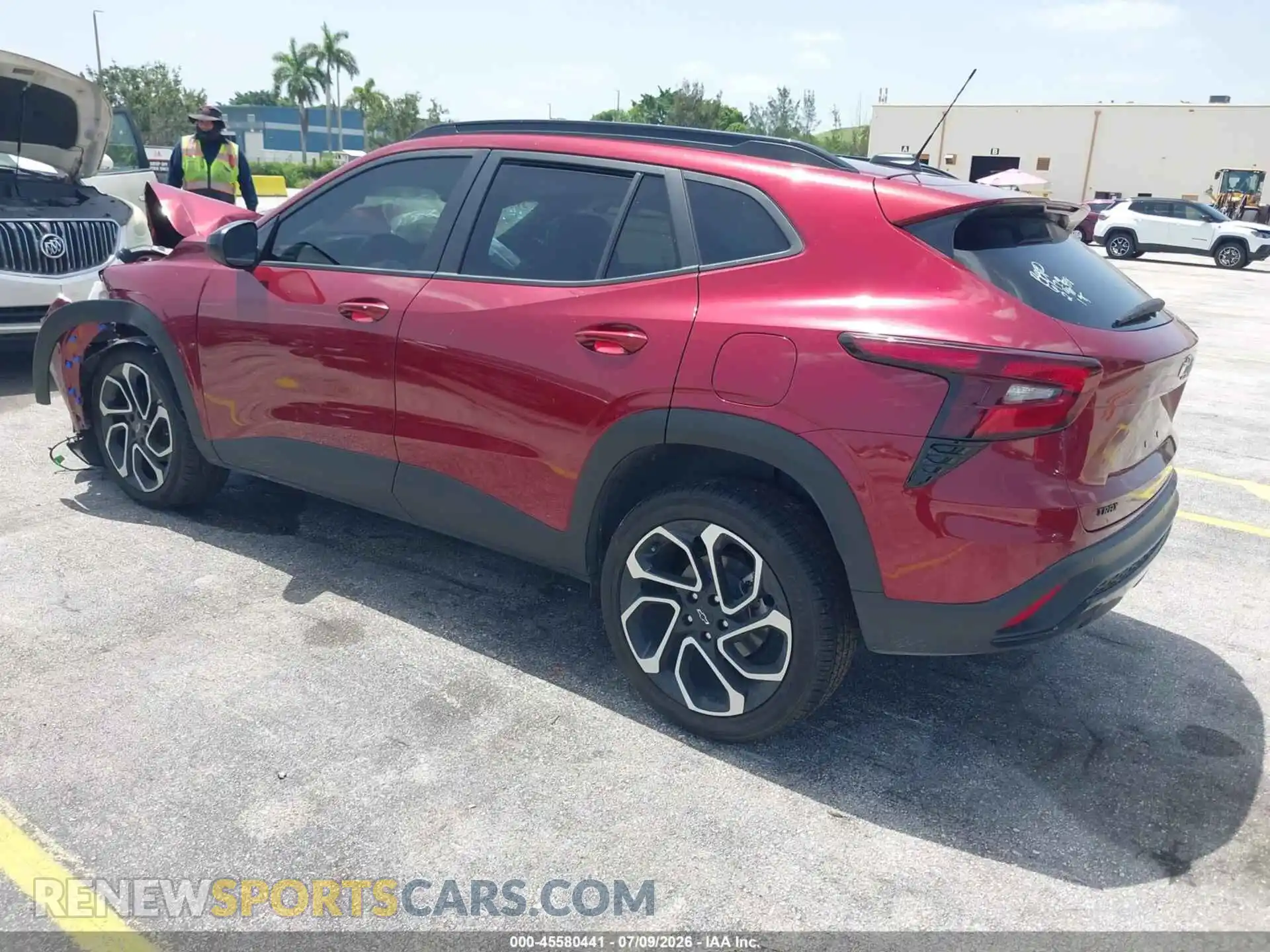 3 Photograph of a damaged car KL77LJEP7SC253803 CHEVROLET TRAX 2025