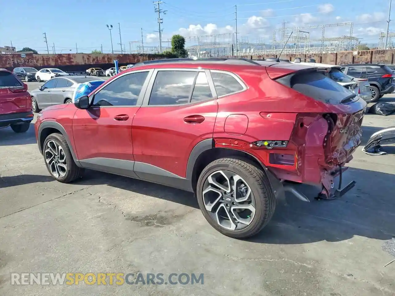 2 Photograph of a damaged car KL77LJEP7SC265451 CHEVROLET TRAX 2025