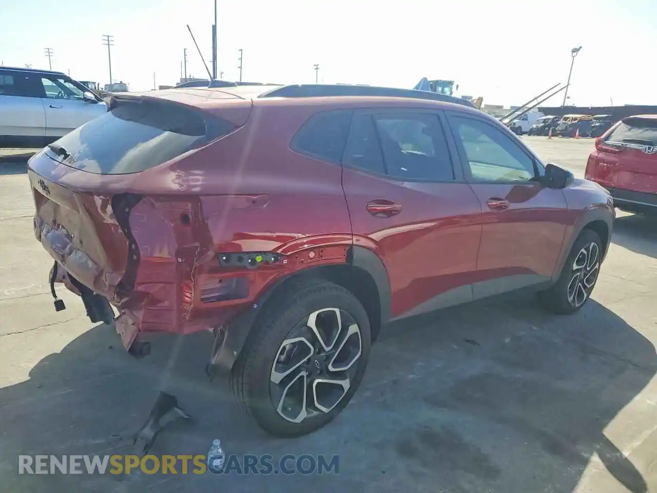 3 Photograph of a damaged car KL77LJEP7SC265451 CHEVROLET TRAX 2025