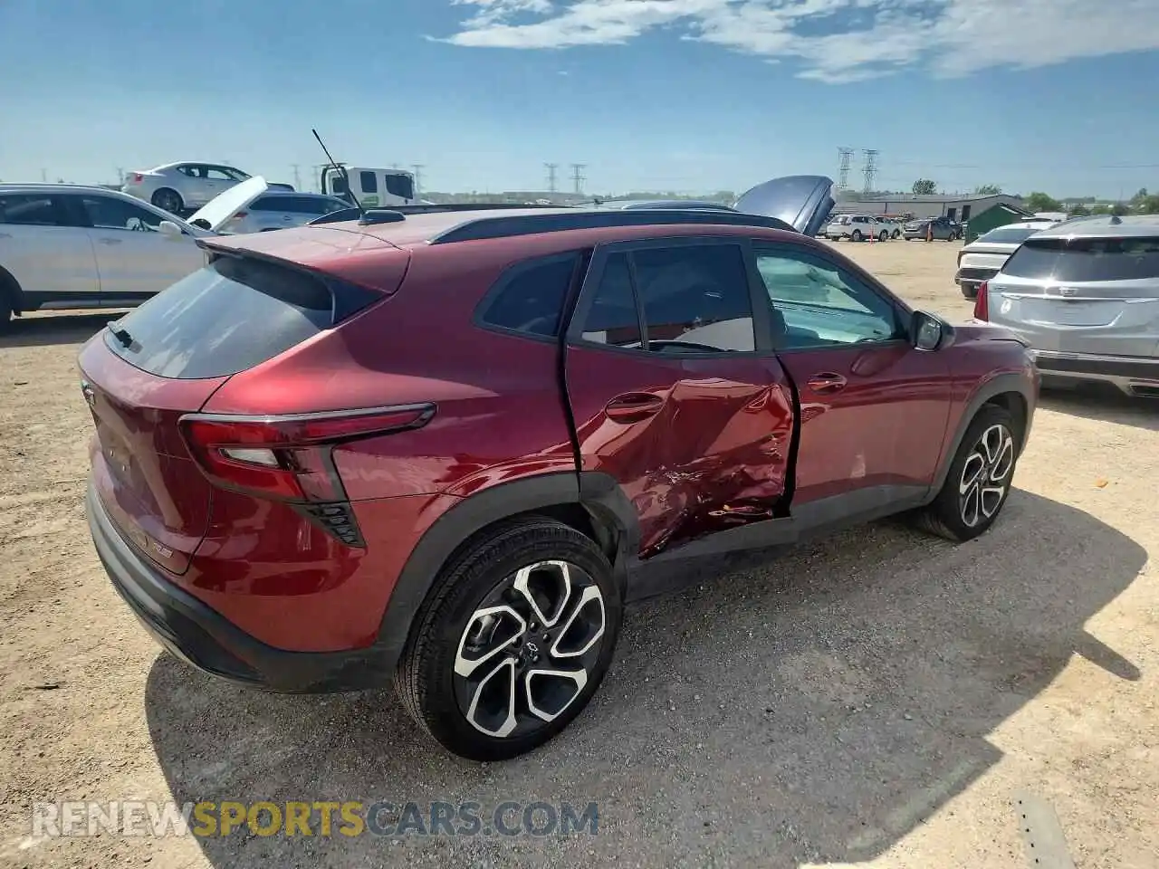 3 Photograph of a damaged car KL77LJEP7SC271377 CHEVROLET TRAX 2025