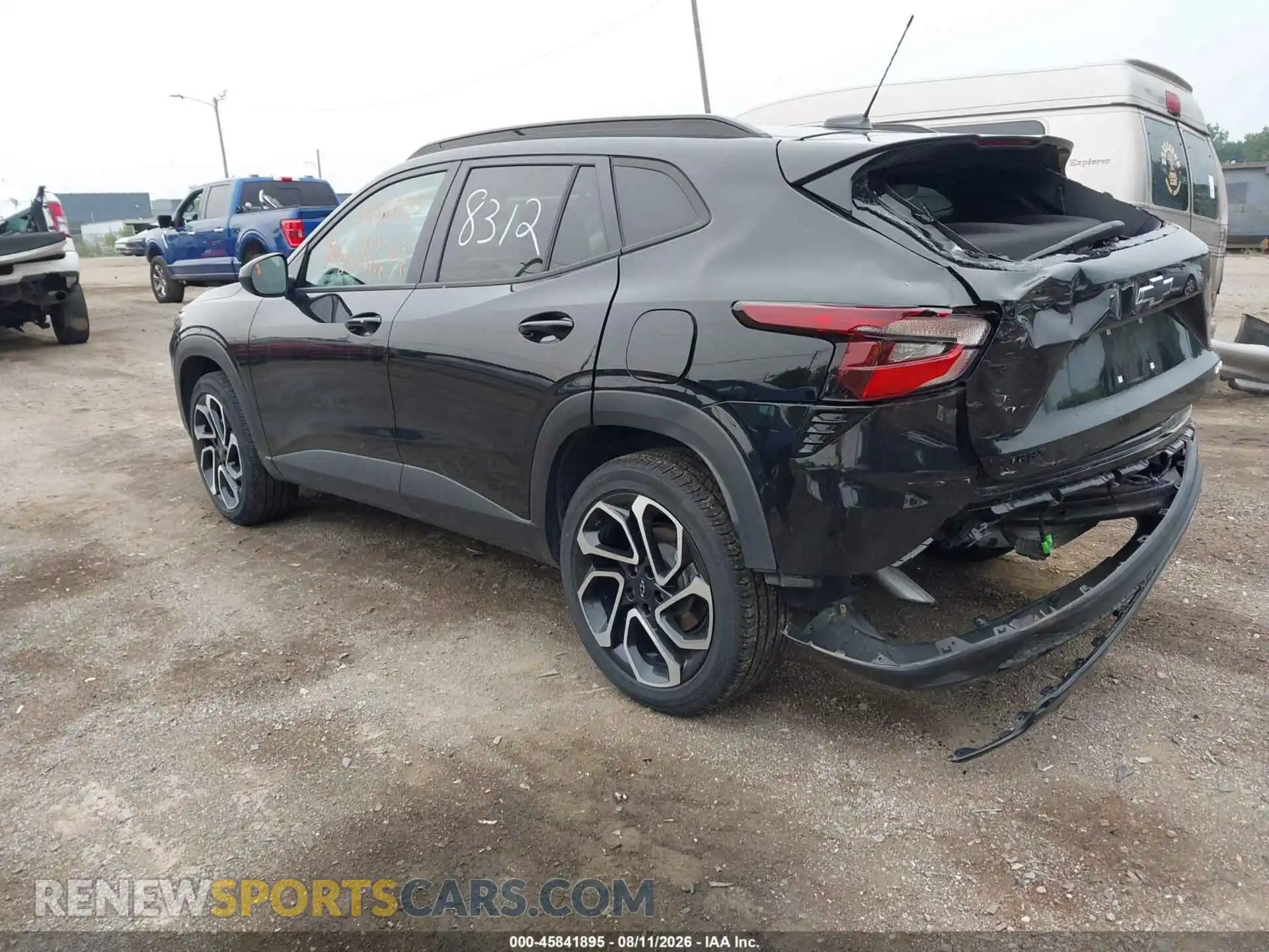 3 fotografías del automóvil dañado KL77LJEP8SC018312 CHEVROLET TRAX 2025
