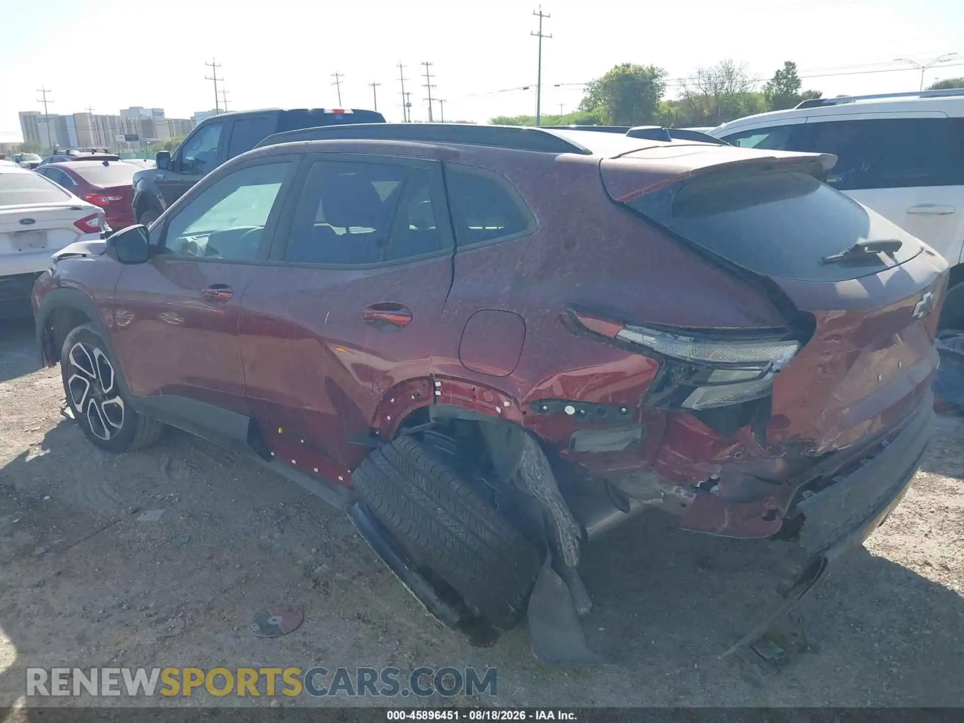 3 Photograph of a damaged car KL77LJEP8SC044490 CHEVROLET TRAX 2025
