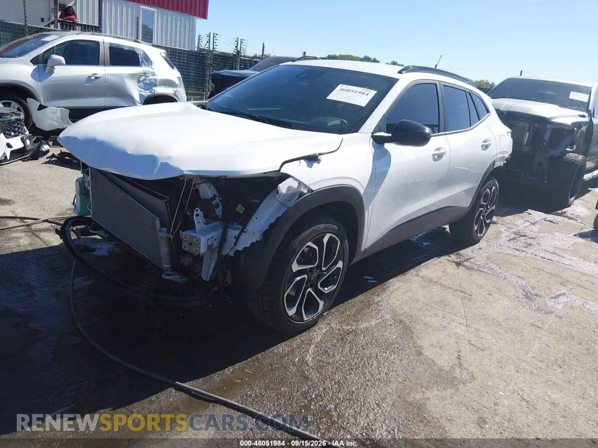 2 fotografías del automóvil dañado KL77LJEP8SC272182 CHEVROLET TRAX 2025