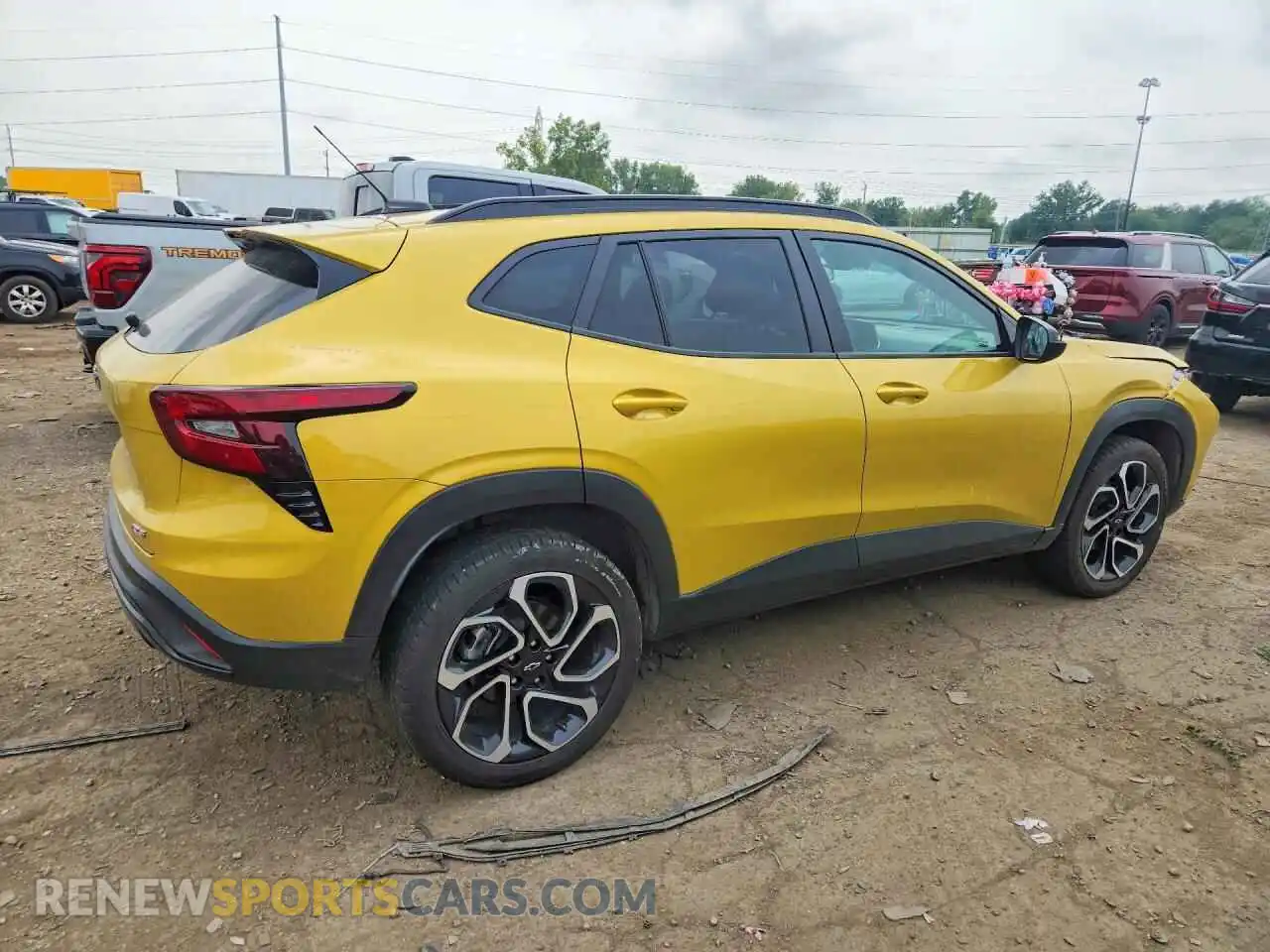 3 fotografías del automóvil dañado KL77LJEPXSC013869 CHEVROLET TRAX 2025