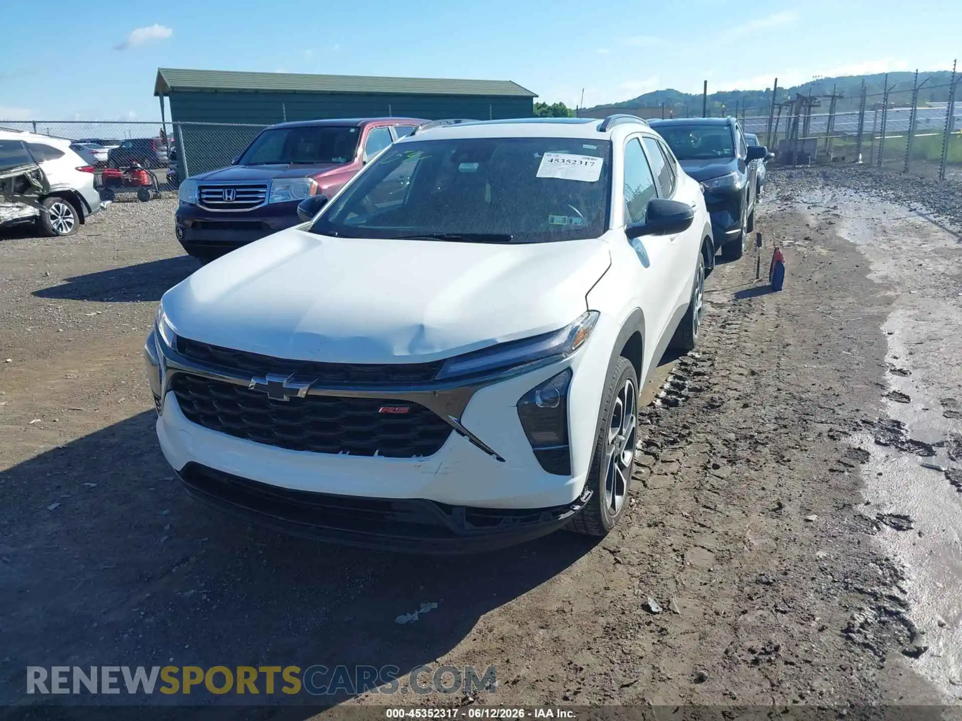 2 Photograph of a damaged car KL77LJEPXSC077541 CHEVROLET TRAX 2025