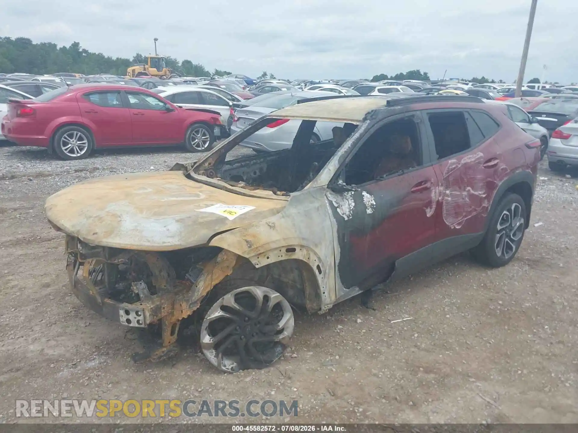 2 Photograph of a damaged car KL77LJEPXSC164498 CHEVROLET TRAX 2025