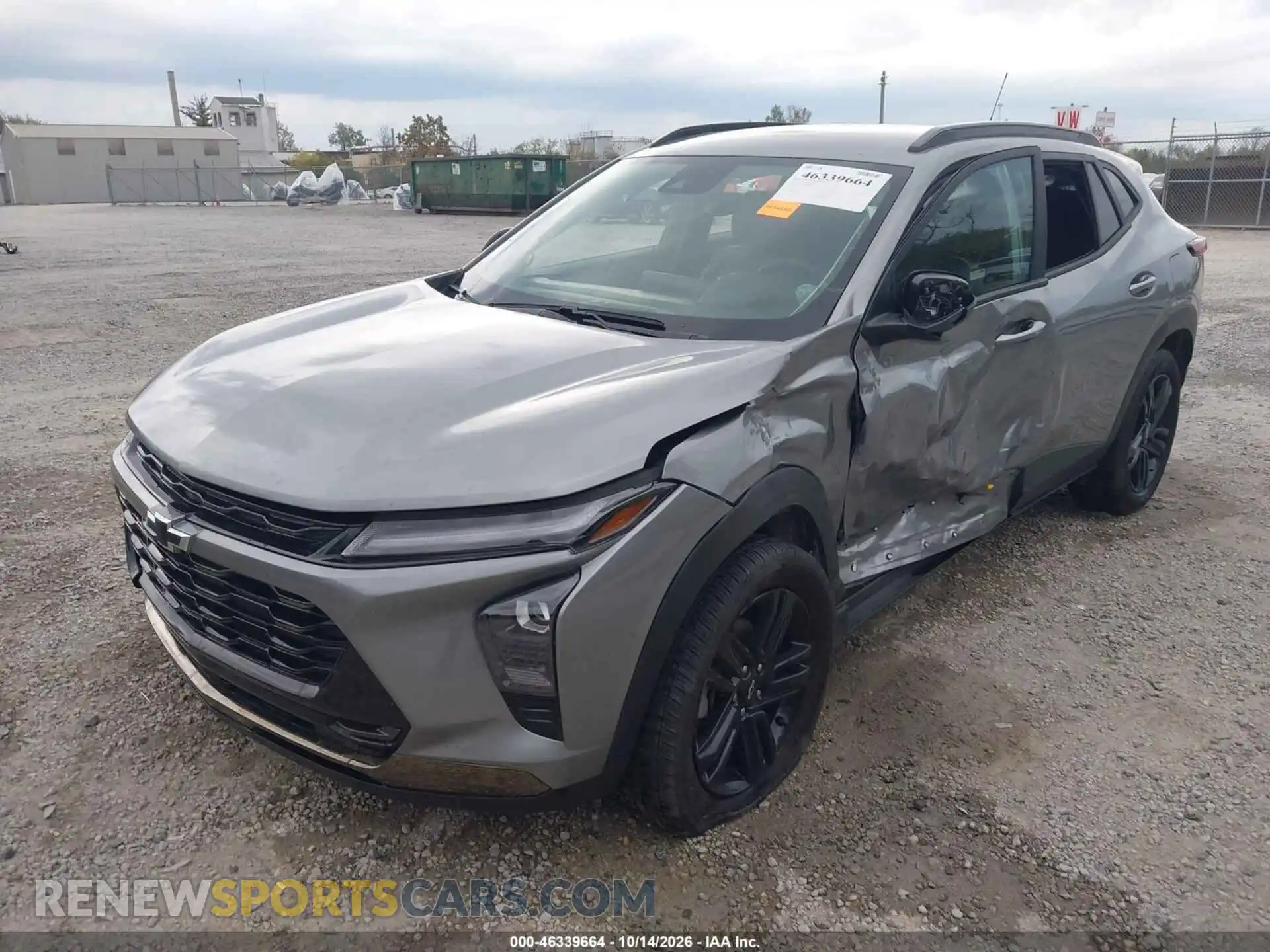 2 Photograph of a damaged car KL77LKEP1SC206367 CHEVROLET TRAX 2025