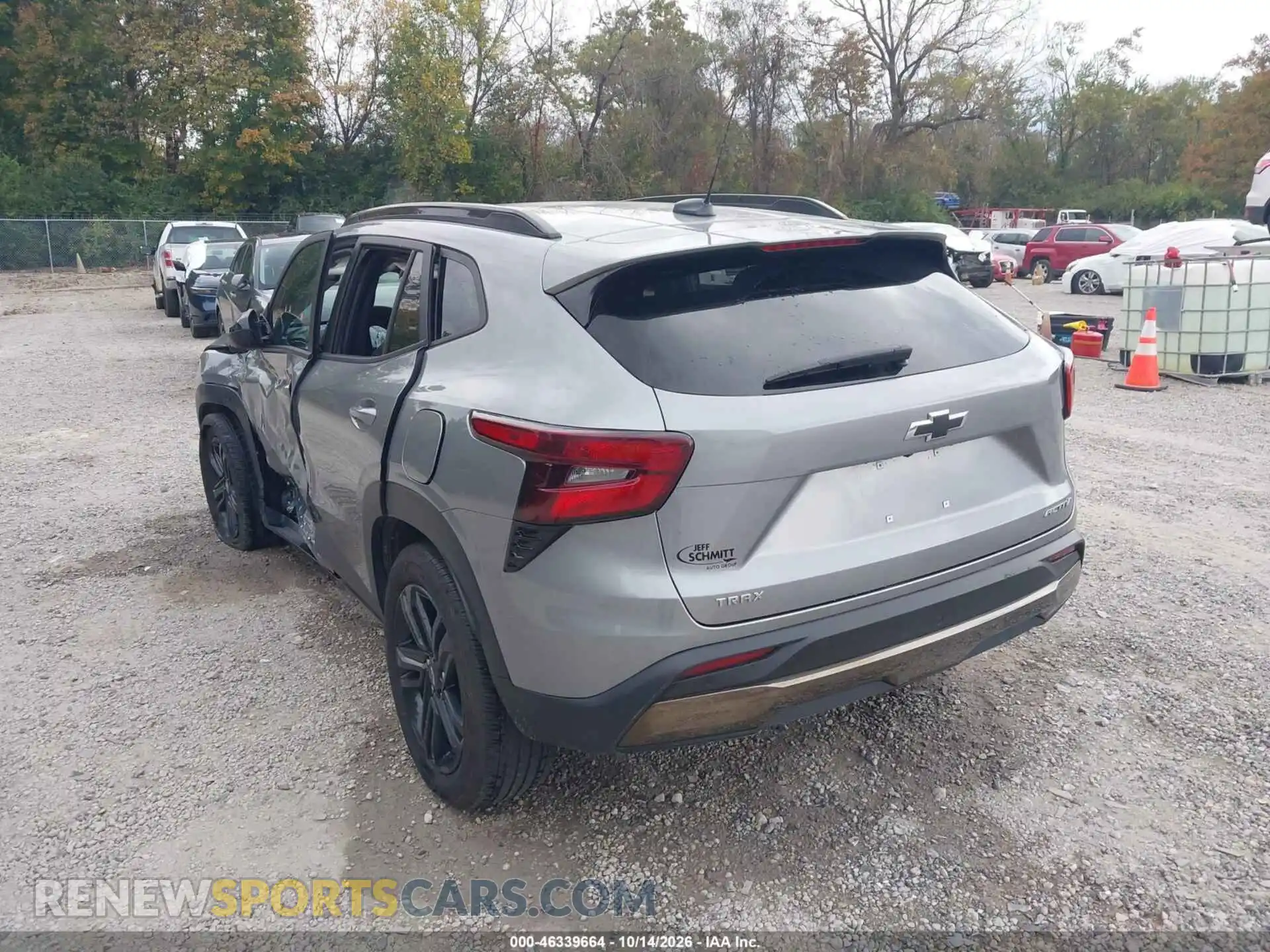 3 Photograph of a damaged car KL77LKEP1SC206367 CHEVROLET TRAX 2025