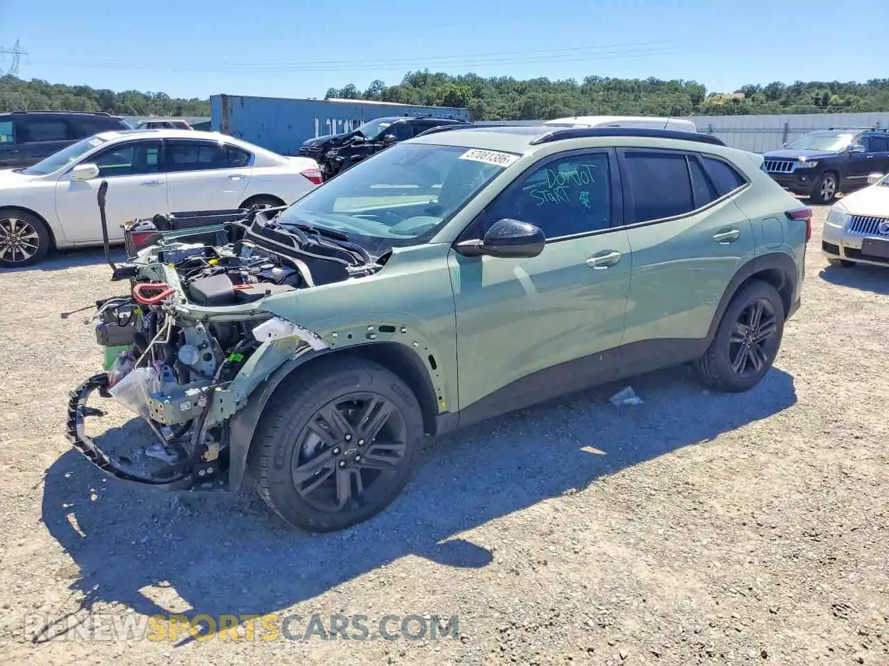1 Photograph of a damaged car KL77LKEP2SC317588 CHEVROLET TRAX 2025