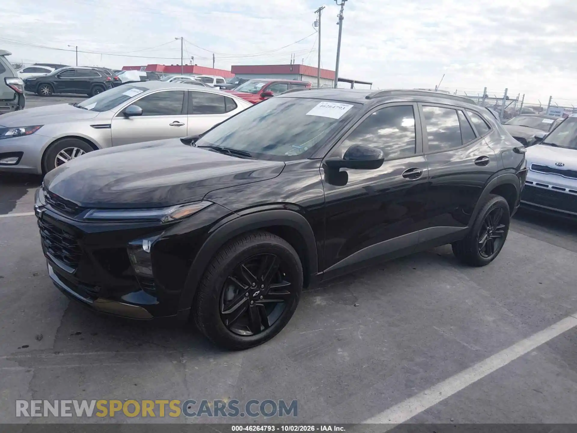 2 Photograph of a damaged car KL77LKEP2SC324556 CHEVROLET TRAX 2025