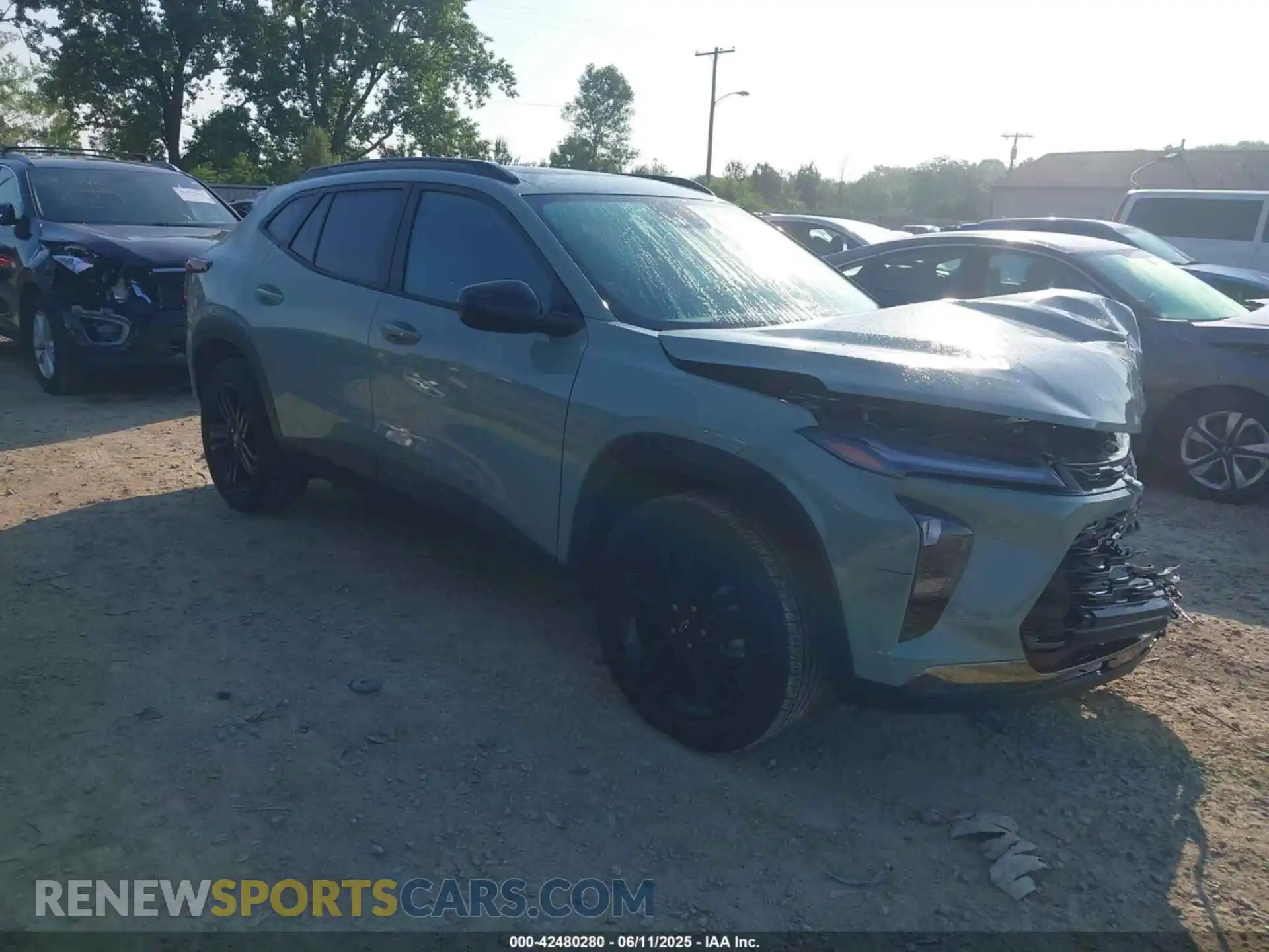 1 Photograph of a damaged car KL77LKEP3SC018076 CHEVROLET TRAX 2025