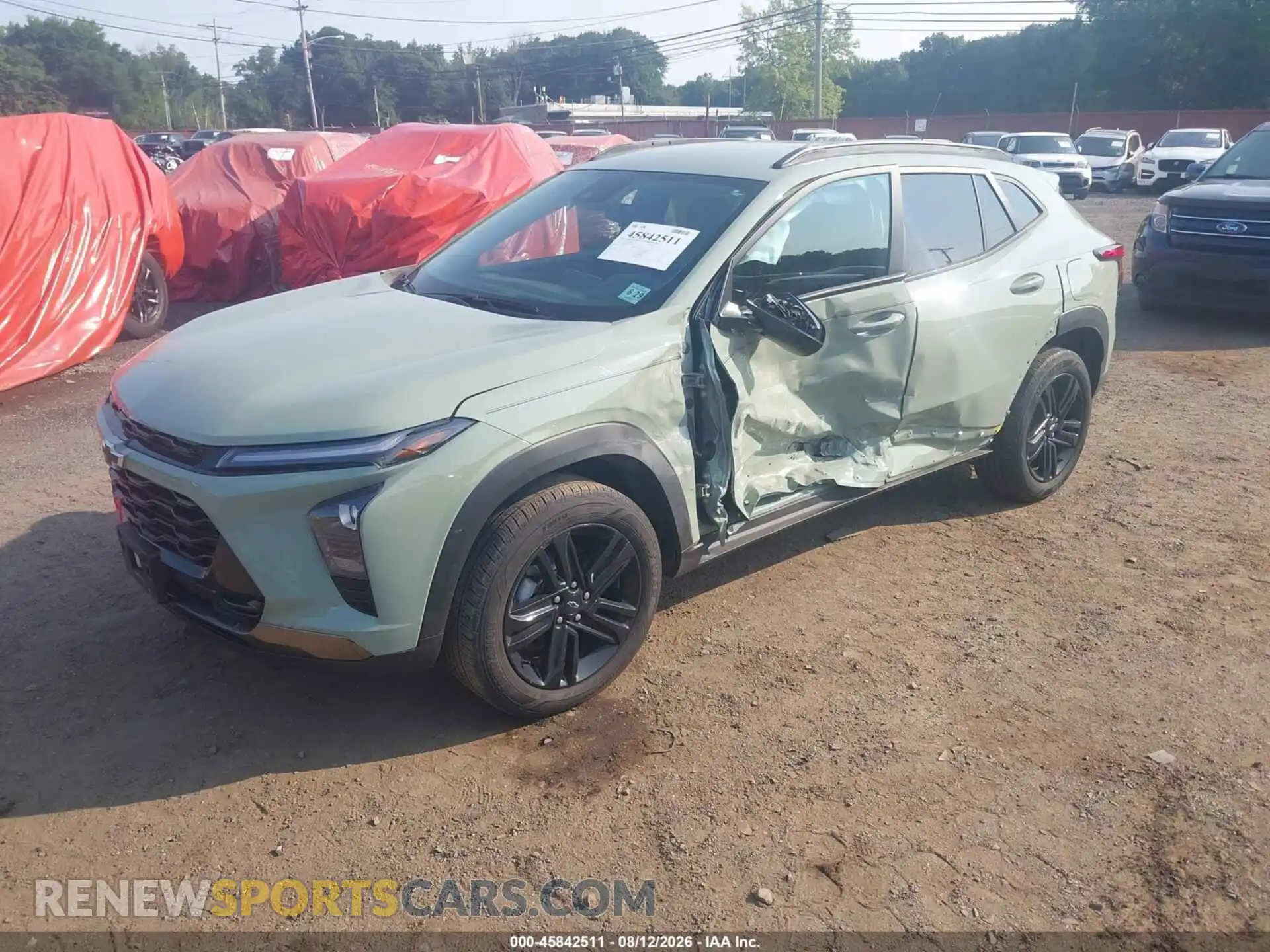 2 Photograph of a damaged car KL77LKEP3SC022256 CHEVROLET TRAX 2025