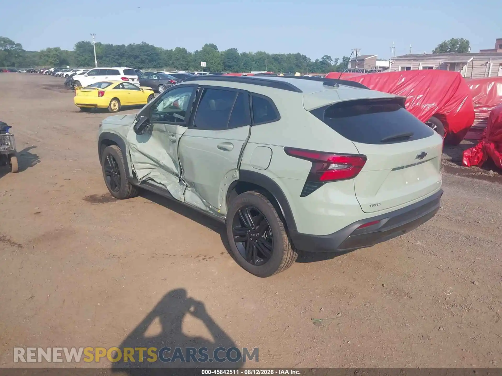 3 Photograph of a damaged car KL77LKEP3SC022256 CHEVROLET TRAX 2025