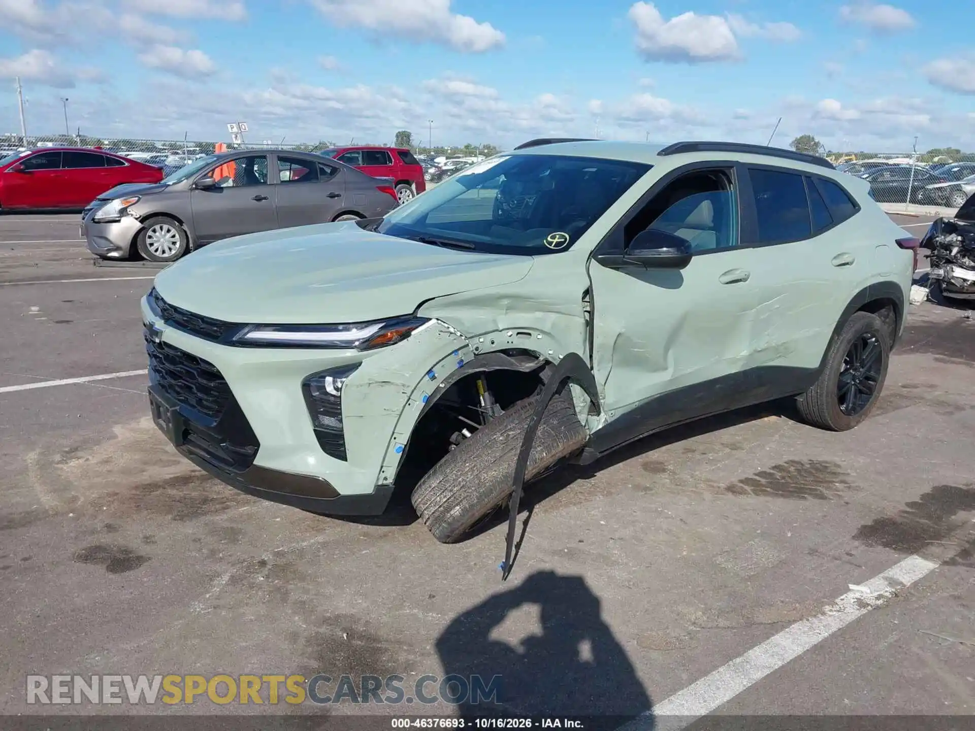 2 Photograph of a damaged car KL77LKEP3SC181598 CHEVROLET TRAX 2025