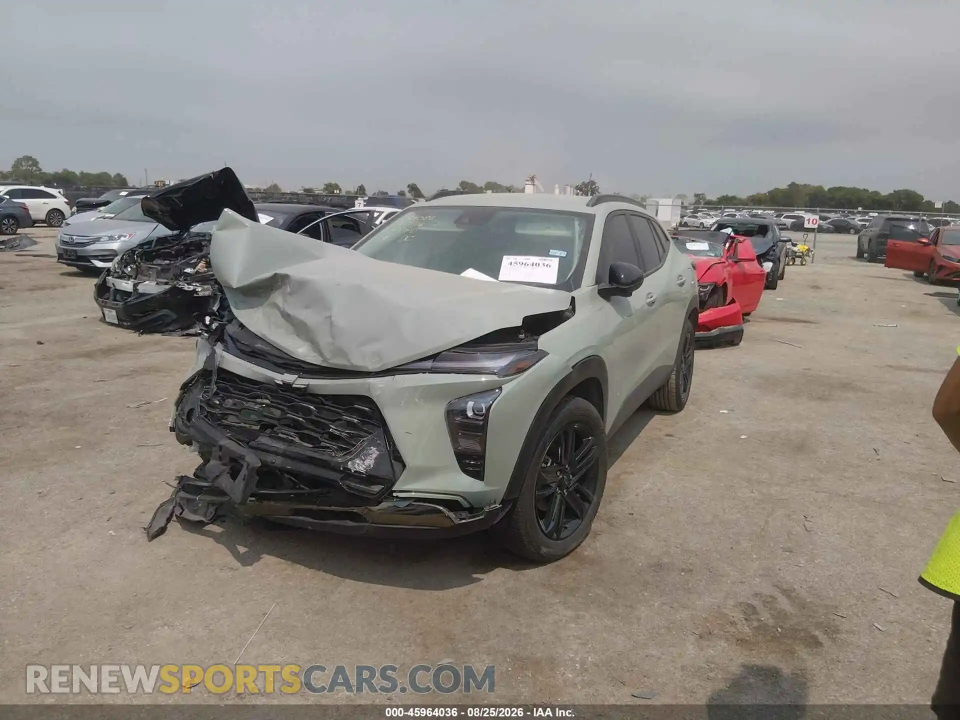 2 Фотография поврежденного автомобиля KL77LKEP3SC206063 CHEVROLET TRAX 2025