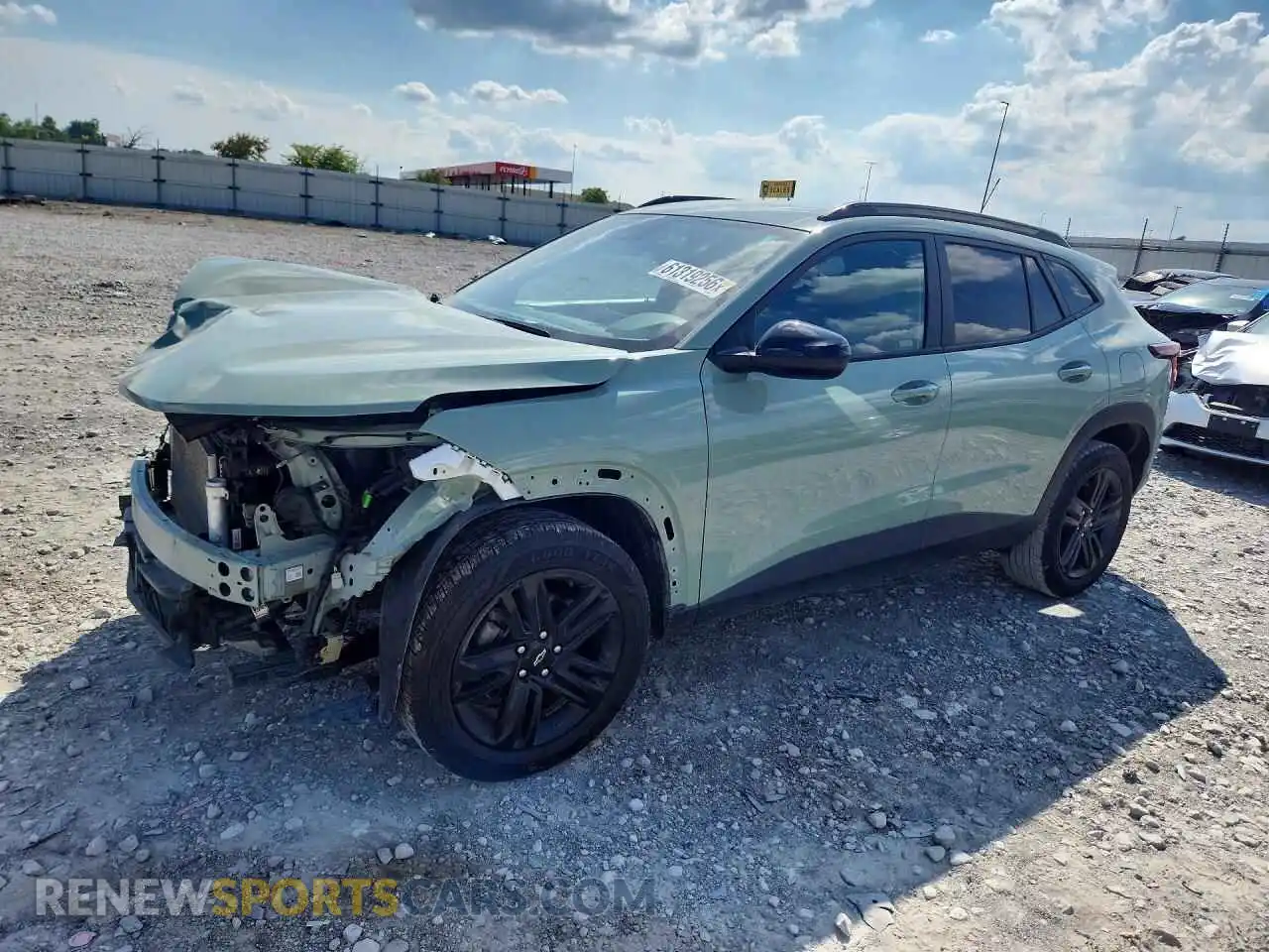 1 Фотография поврежденного автомобиля KL77LKEP3SC323626 CHEVROLET TRAX 2025