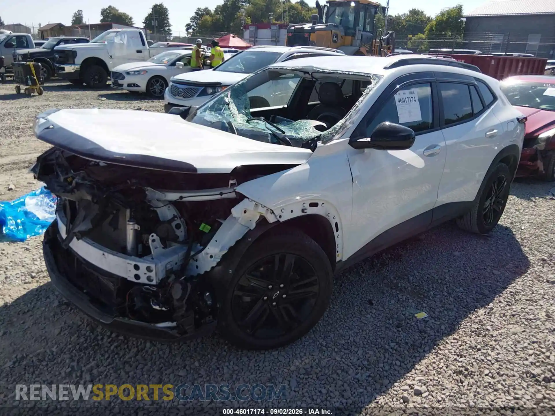 2 Photograph of a damaged car KL77LKEP4SC226516 CHEVROLET TRAX 2025