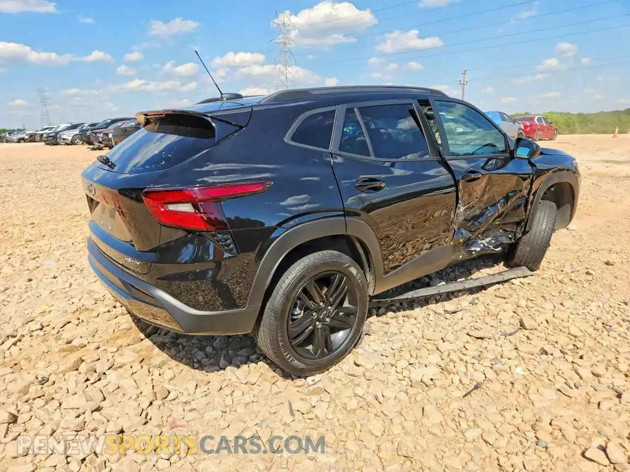 3 fotografías del automóvil dañado KL77LKEP5SC032948 CHEVROLET TRAX 2025